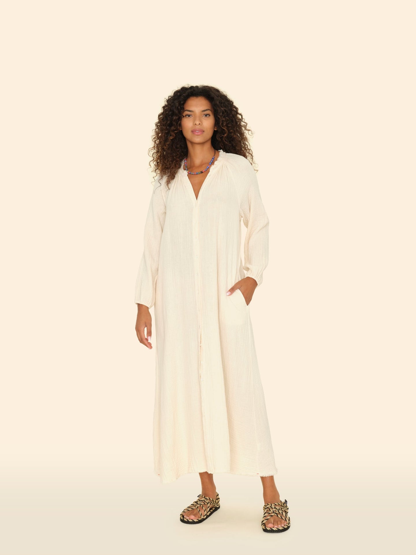 Xirena Dress Oysterette Andrea Dress