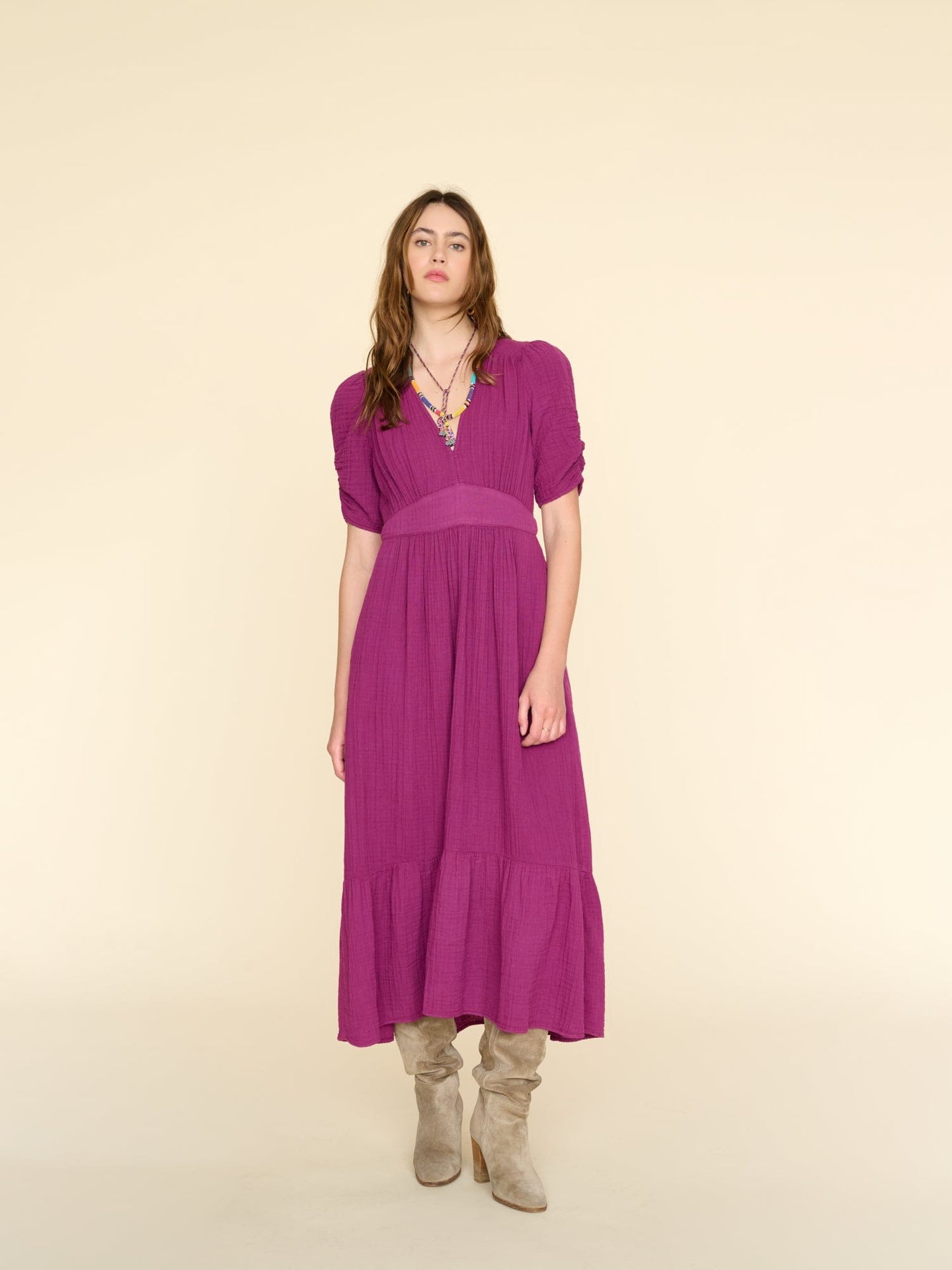Xirena Dress Plum Brinley Dress