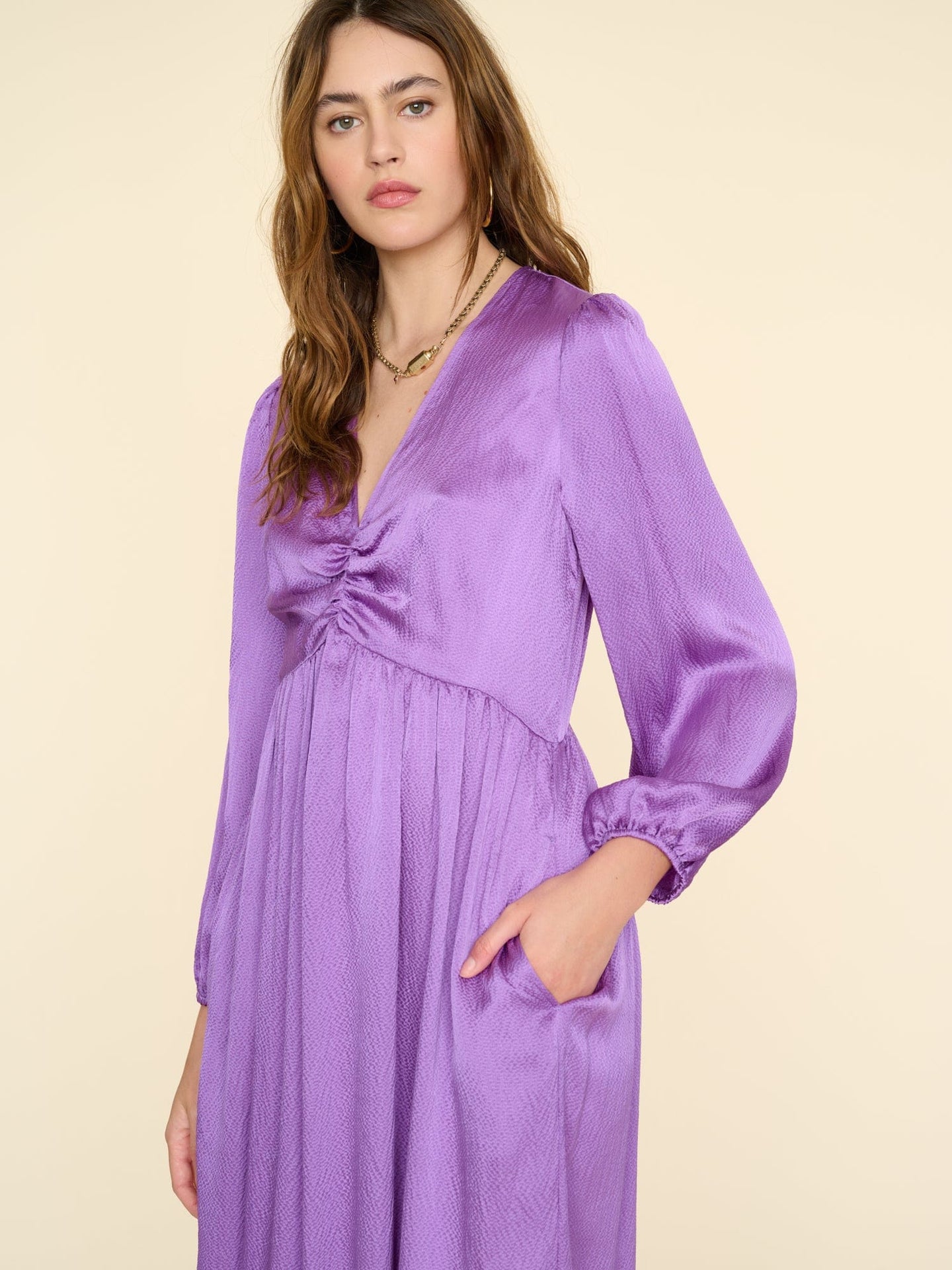 Xirena Dress Purple Topaz Eloise Dress