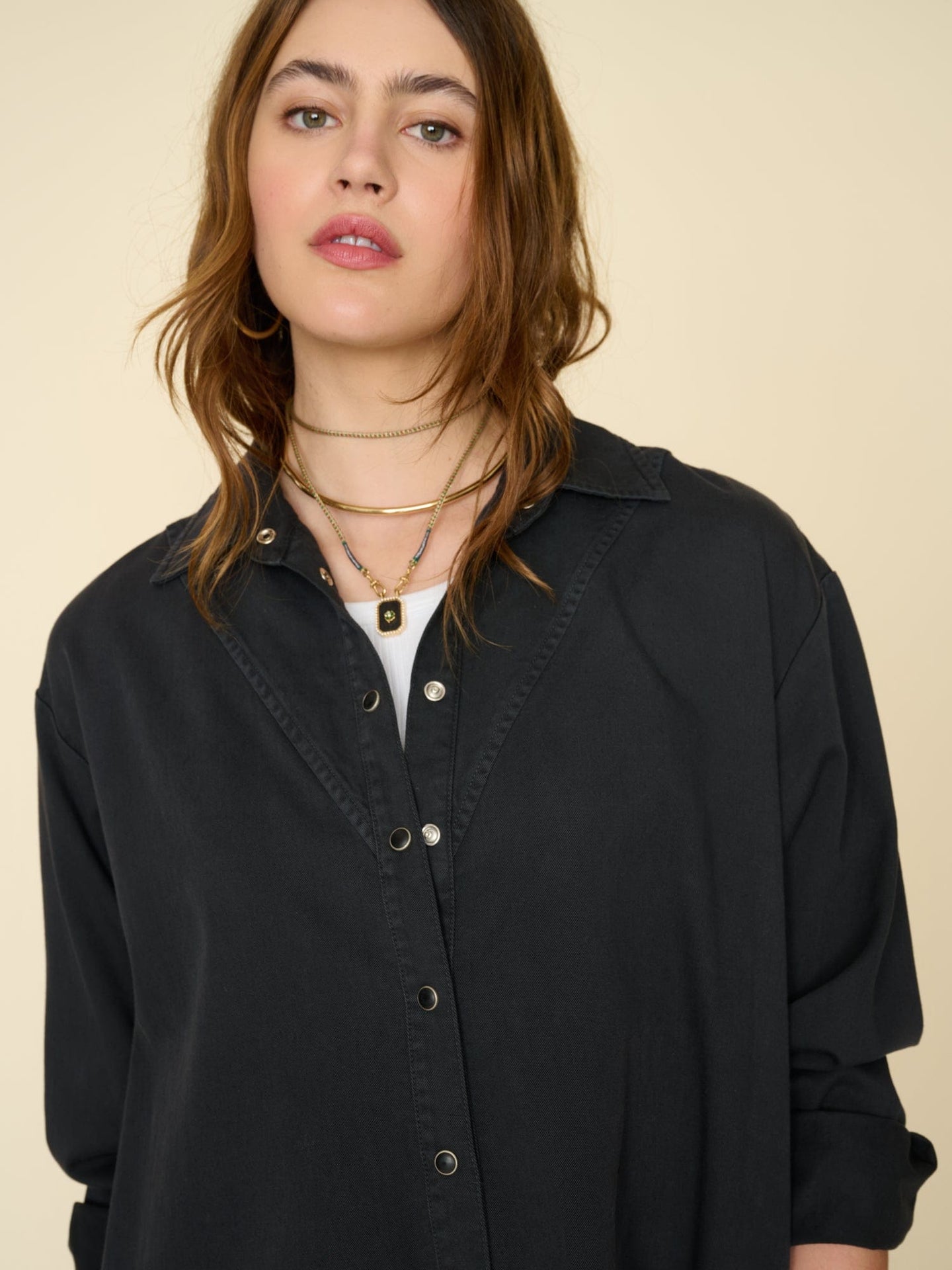 Xirena Dress Vintage Black Keegan Twill Dress