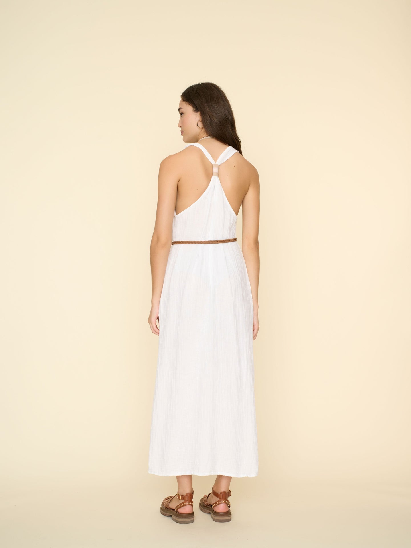 Xirena Dress White Atlas Dress