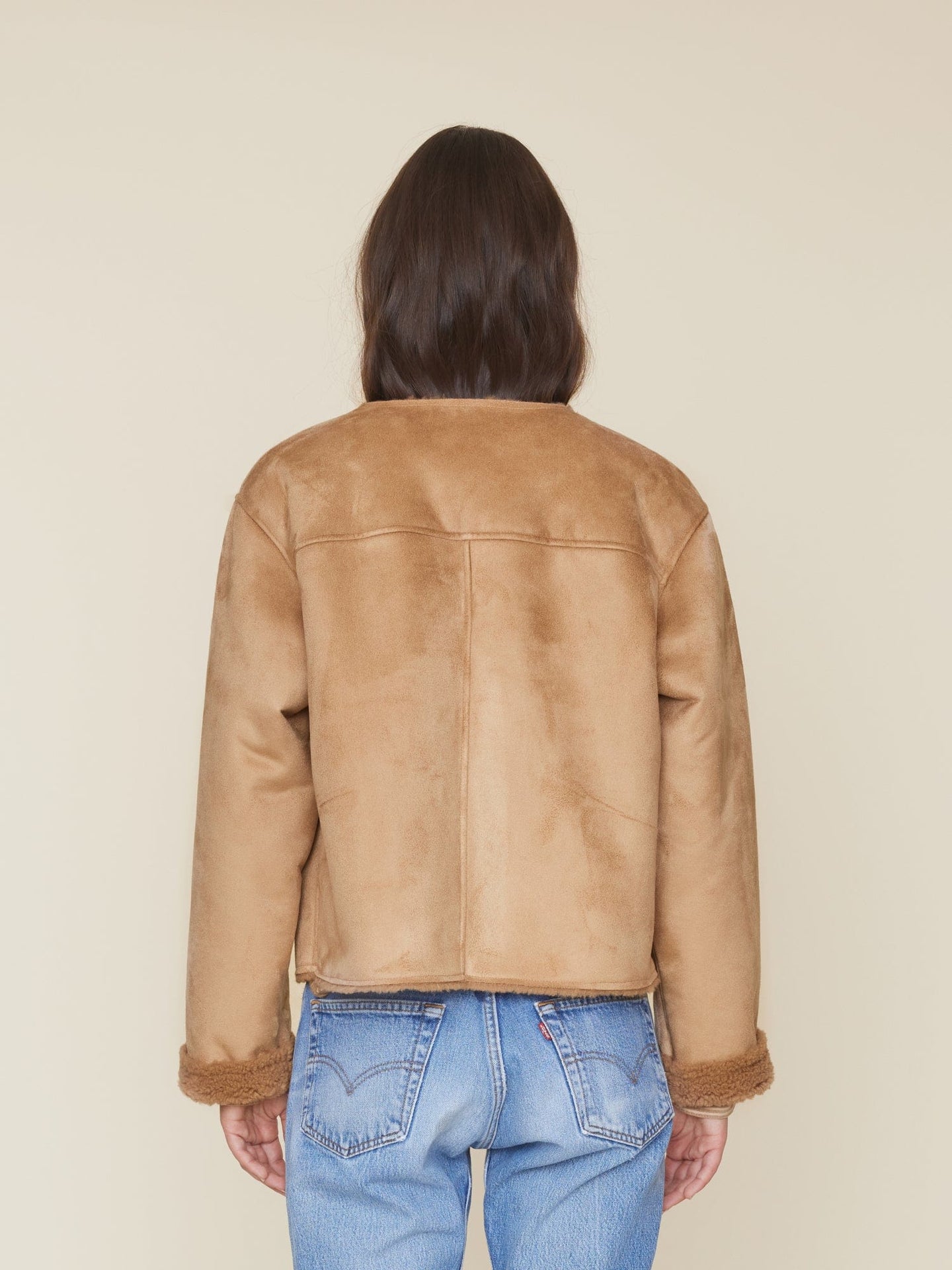 Xirena Jacket Driftwood Thayer Suede Jacket
