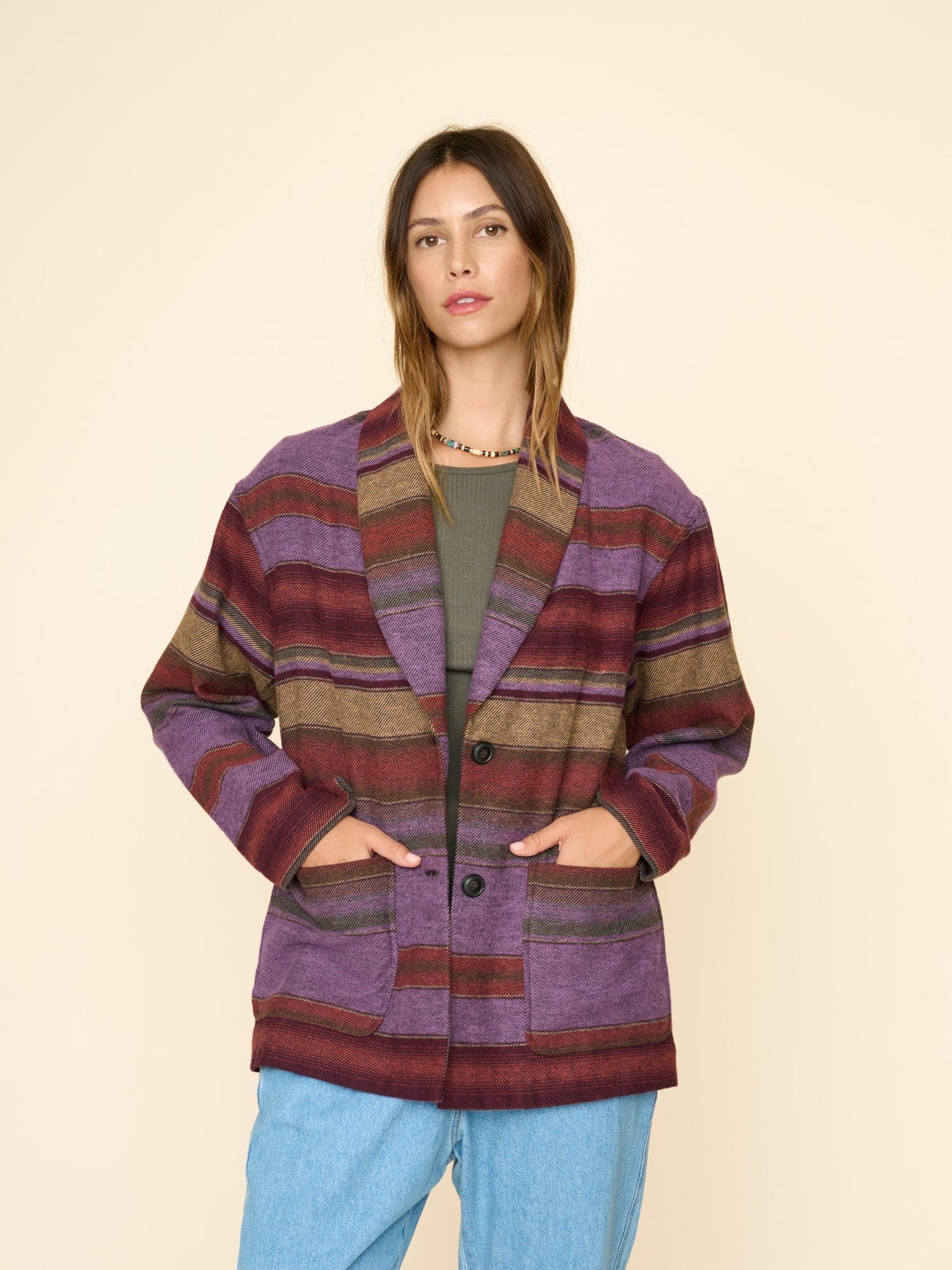 Xirena Jacket Lavender Sand Collins Jacket
