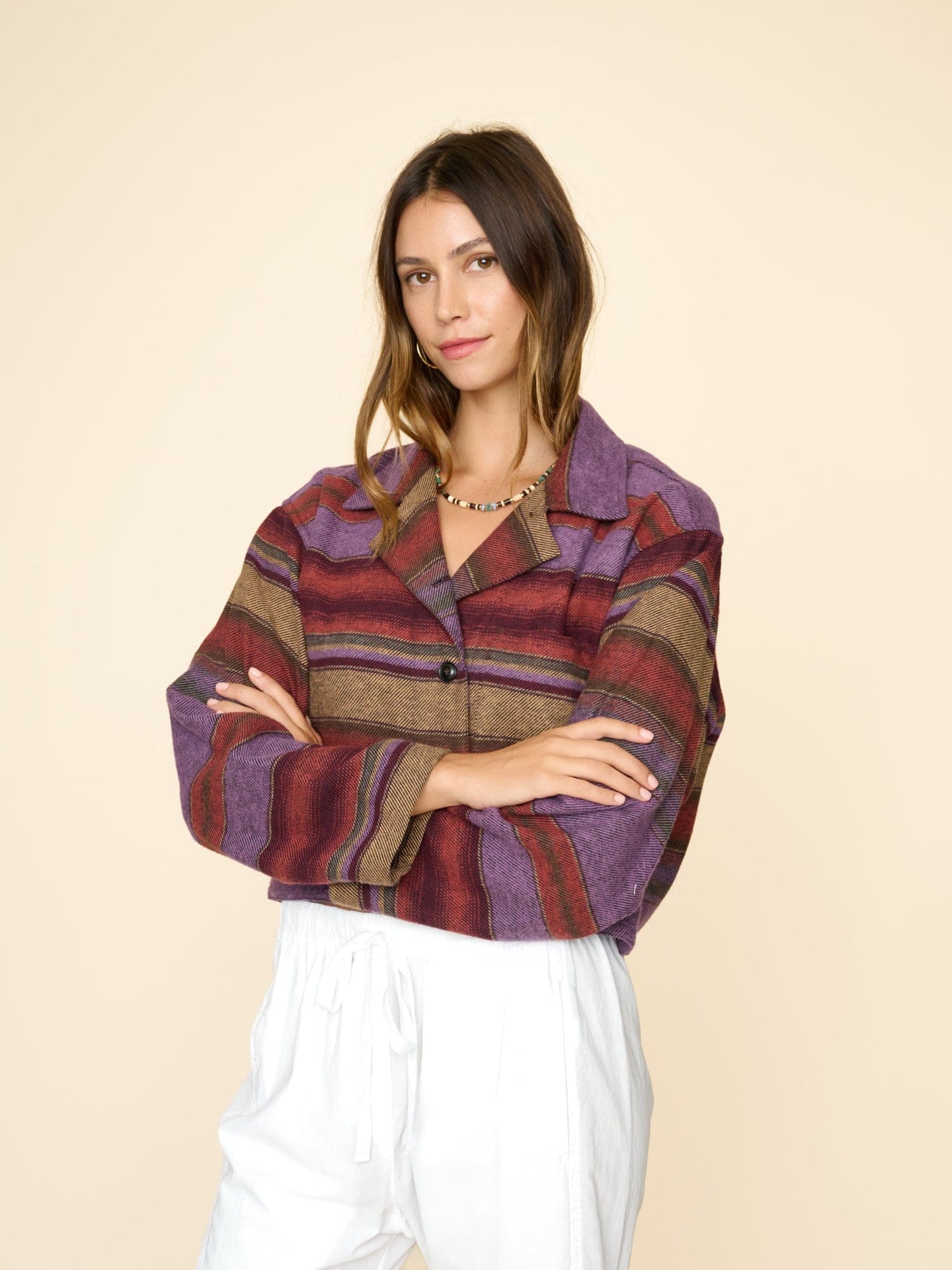 Xirena Jacket Lavender Sand Haven Jacket