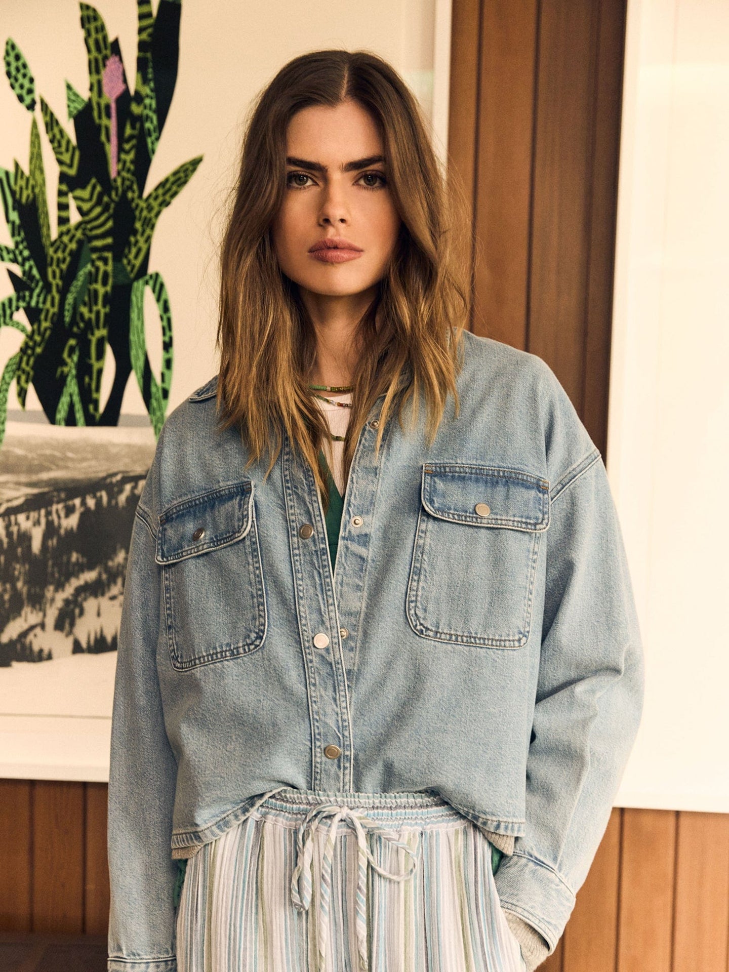 Xirena Jacket Sailor Blue Leon Denim Jacket Sailor Blue Leon Denim Jacket