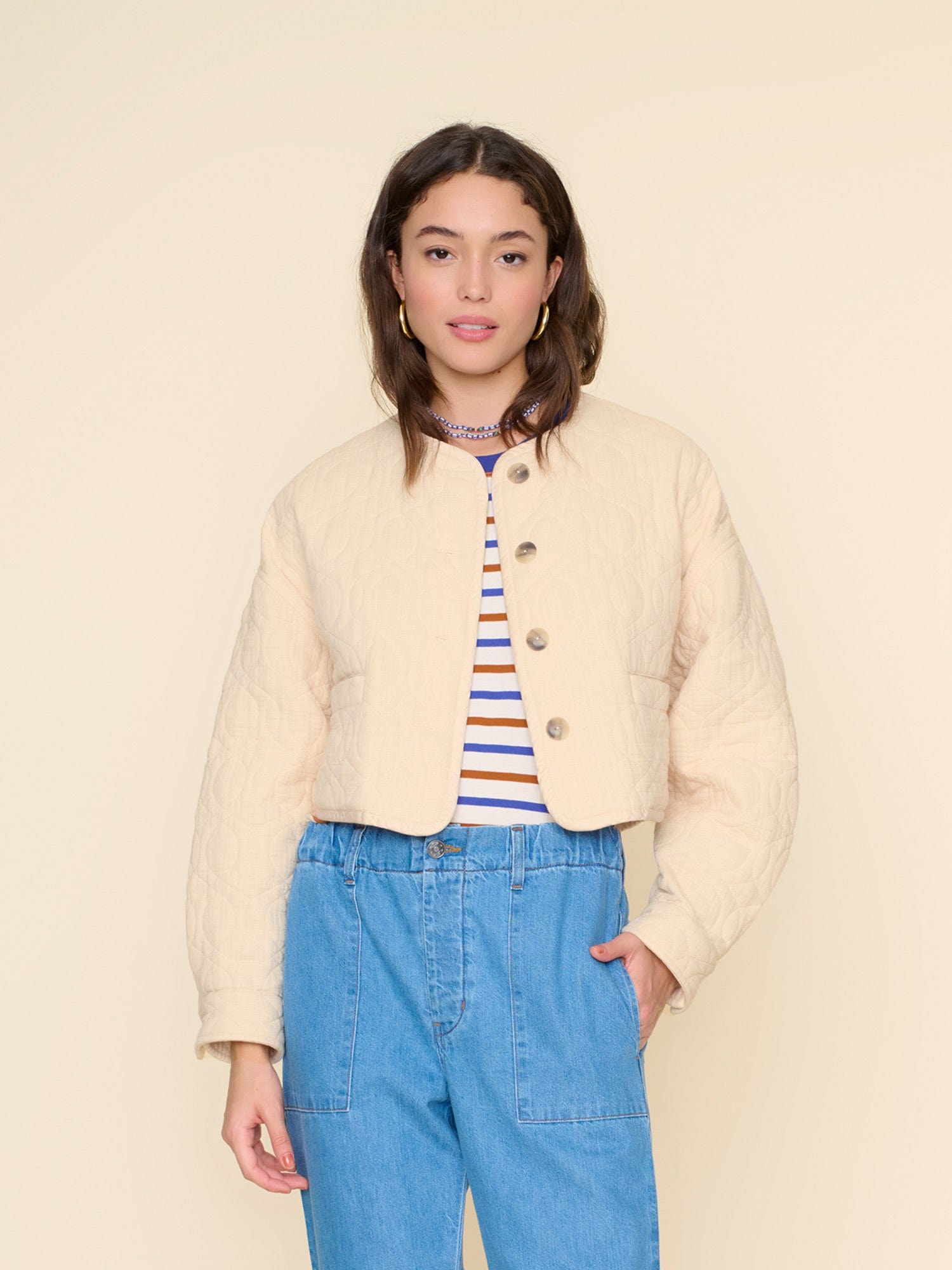 Soft quilted jacket hotsell