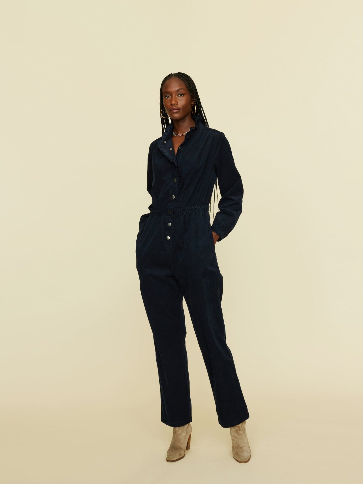Xirena Jumpsuit Dark Navy Harlee Jumpsuit