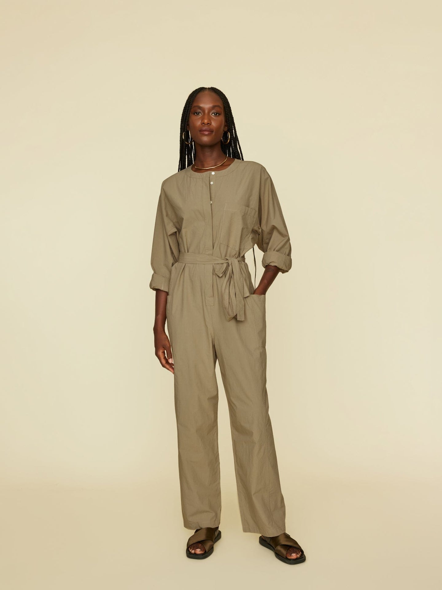 Xirena Jumpsuit Taupe Kenton Jumpsuit