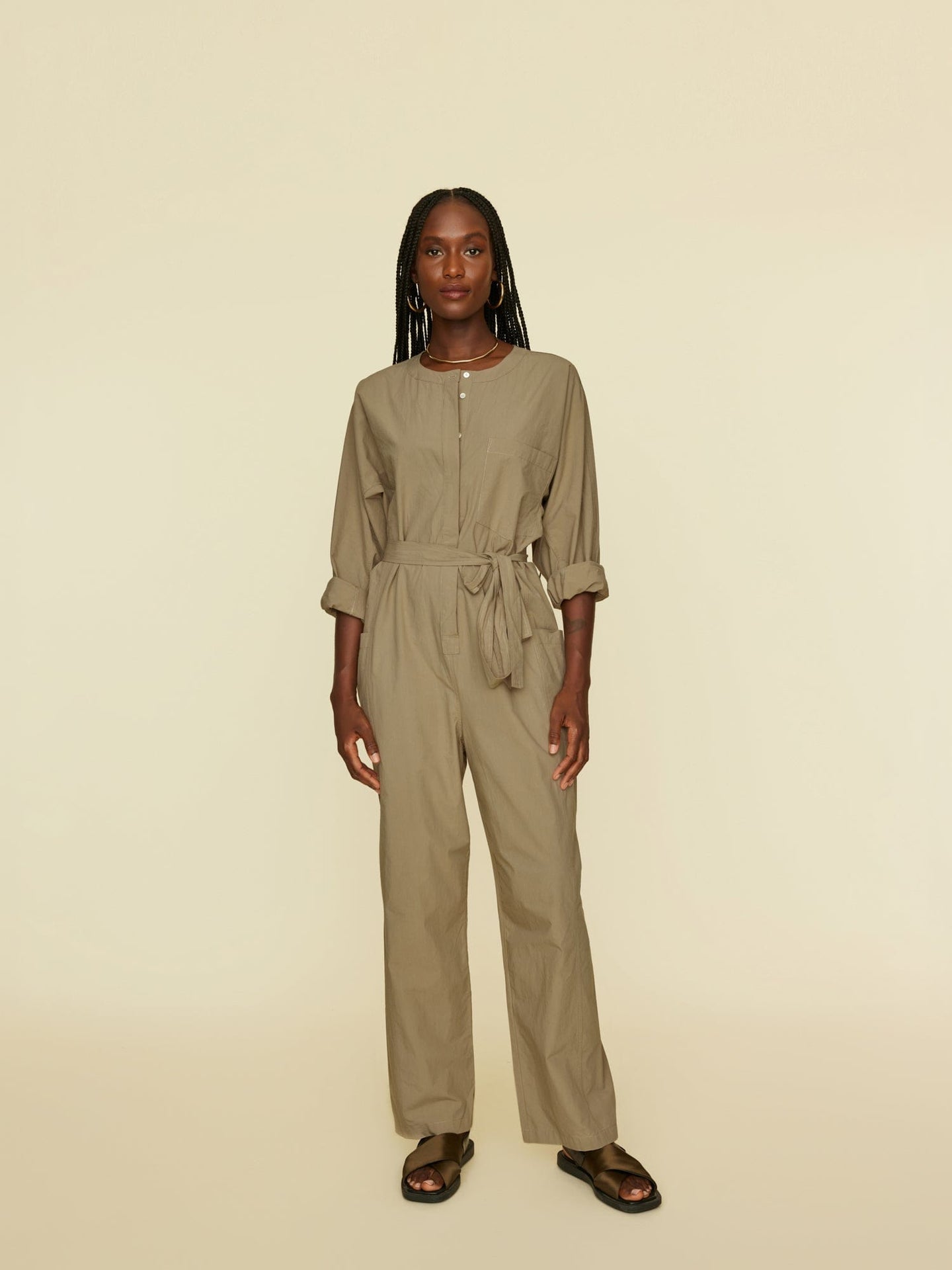 Xirena Jumpsuit Taupe Kenton Jumpsuit