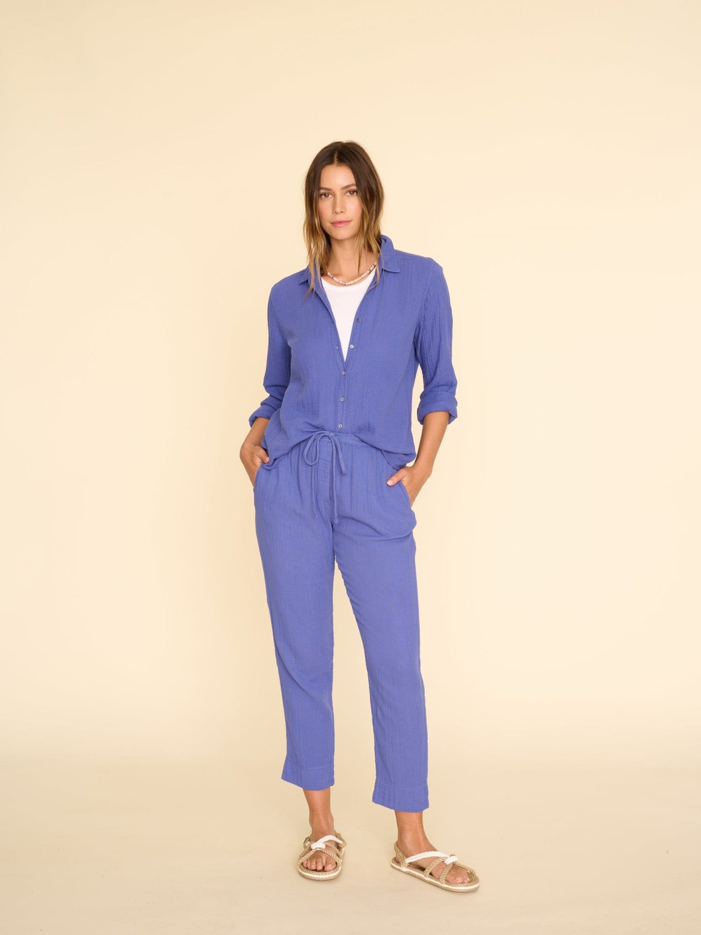 Xirena Pant Blue Billow Jordyn Pant