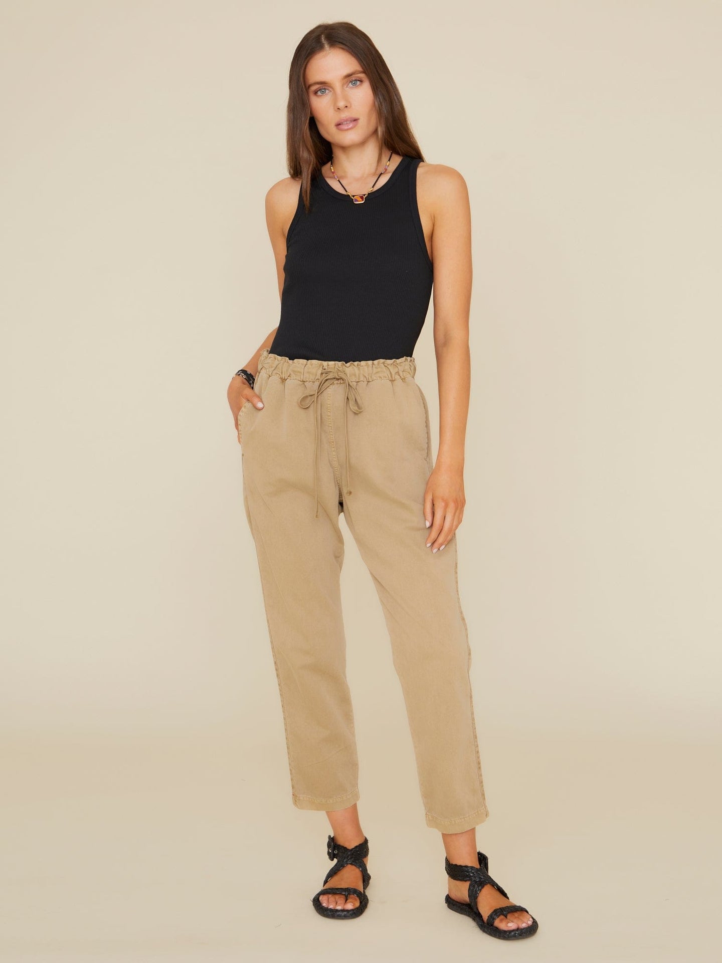 Xirena Pant Dark Sand Rex Twill Pant