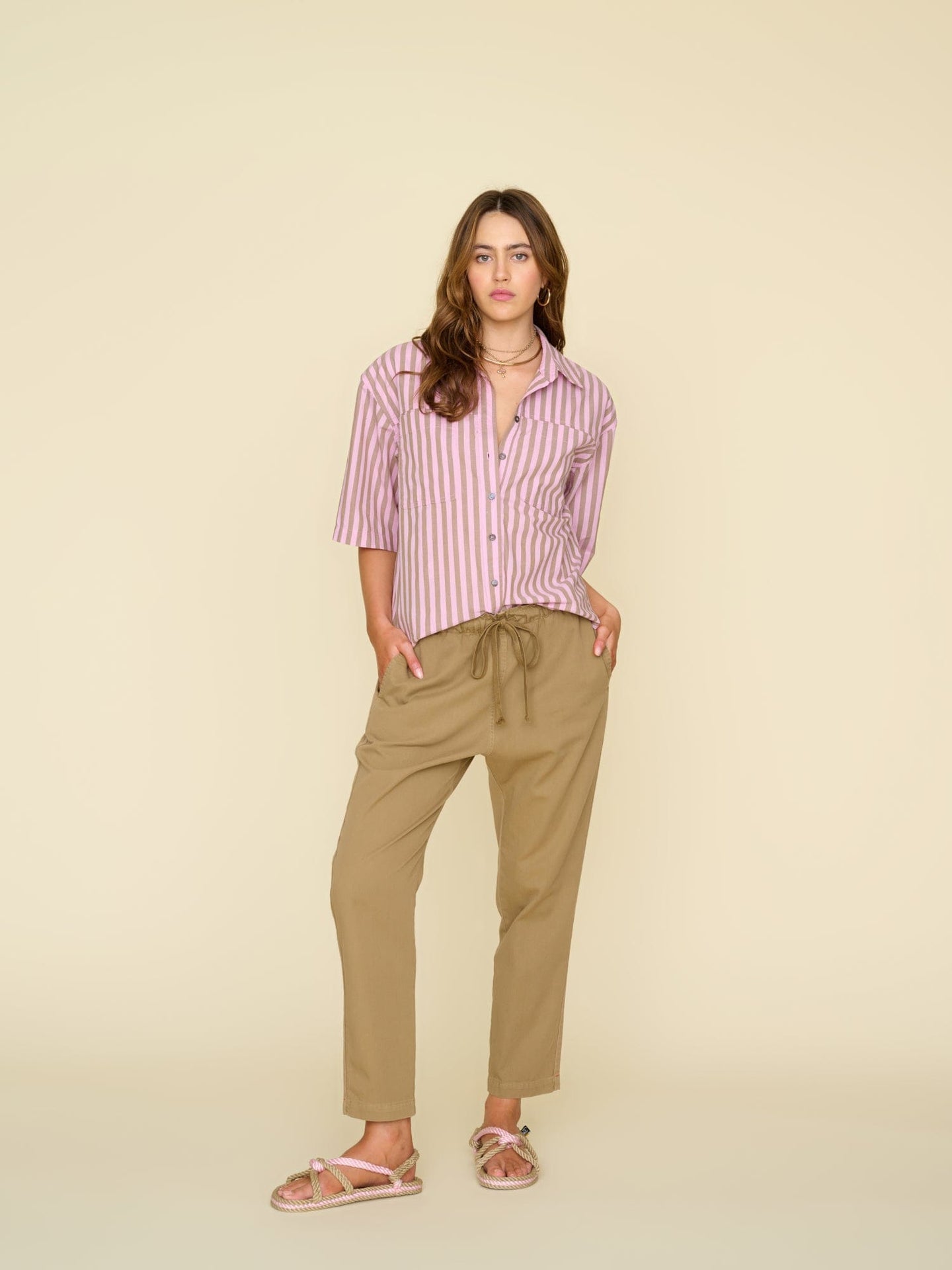 Xirena Pant Misted Moss Rex Twill Pant