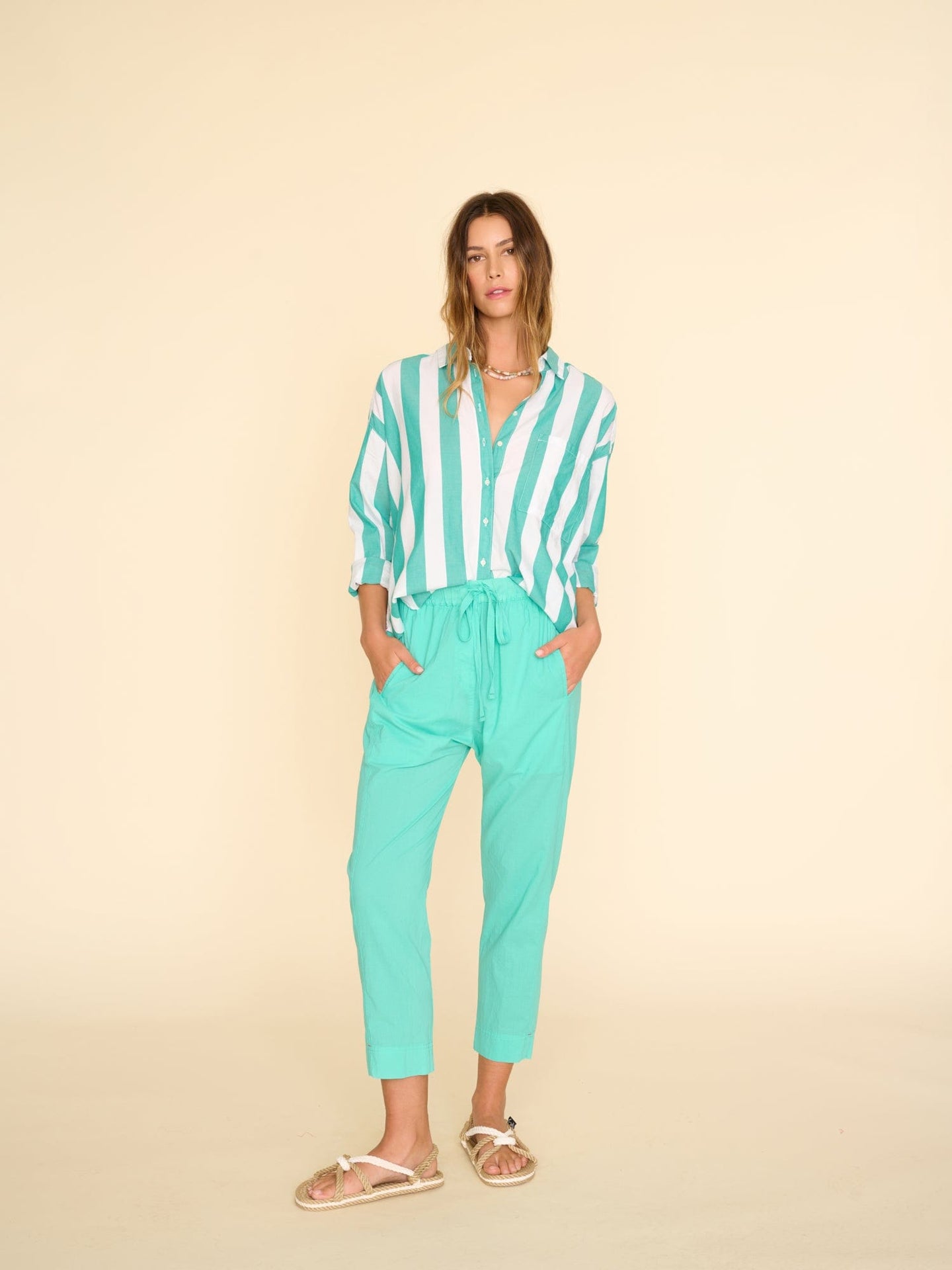 Xirena Pant Spearmint Draper Pant