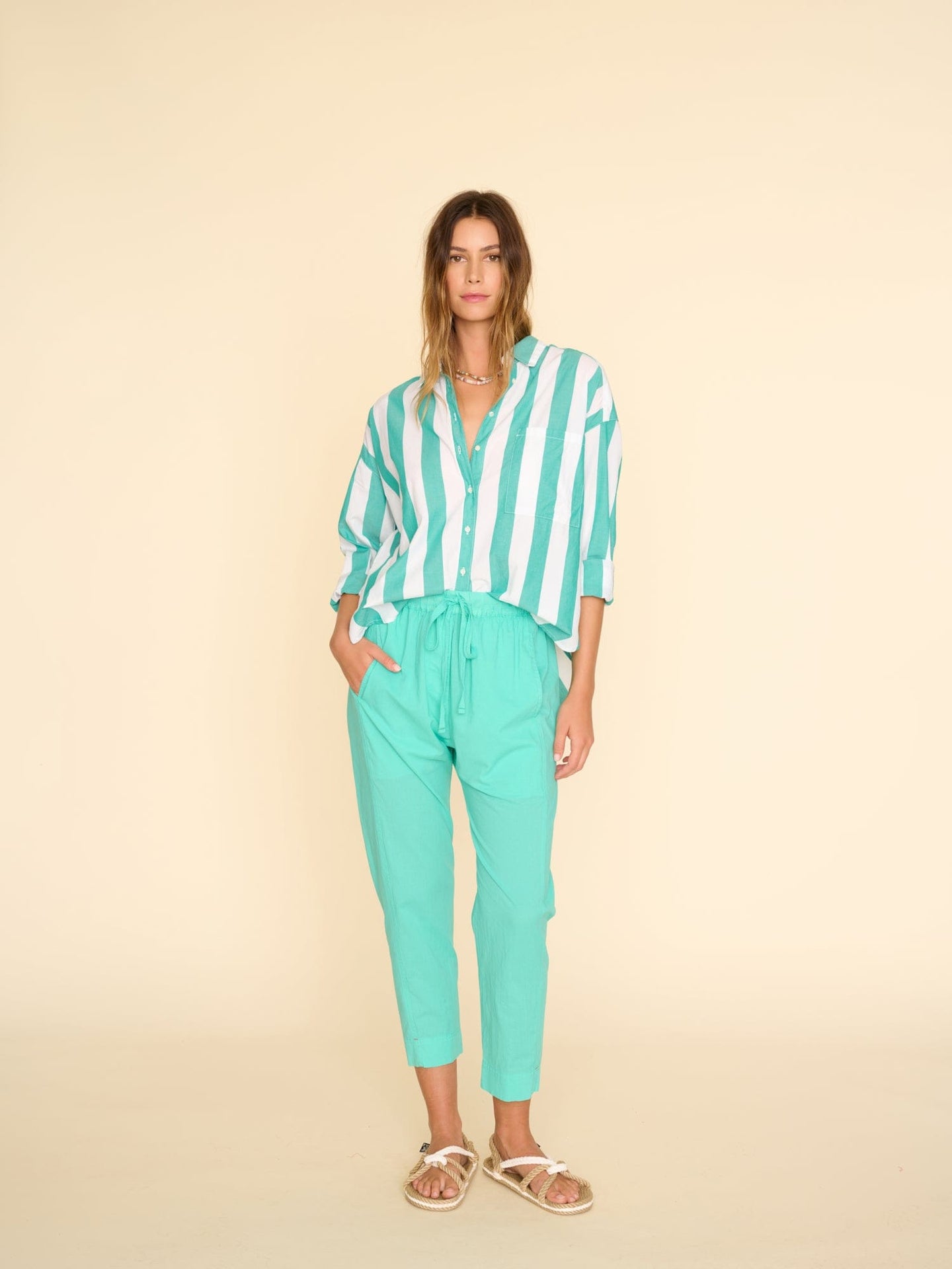 Xirena Pant Spearmint Draper Pant