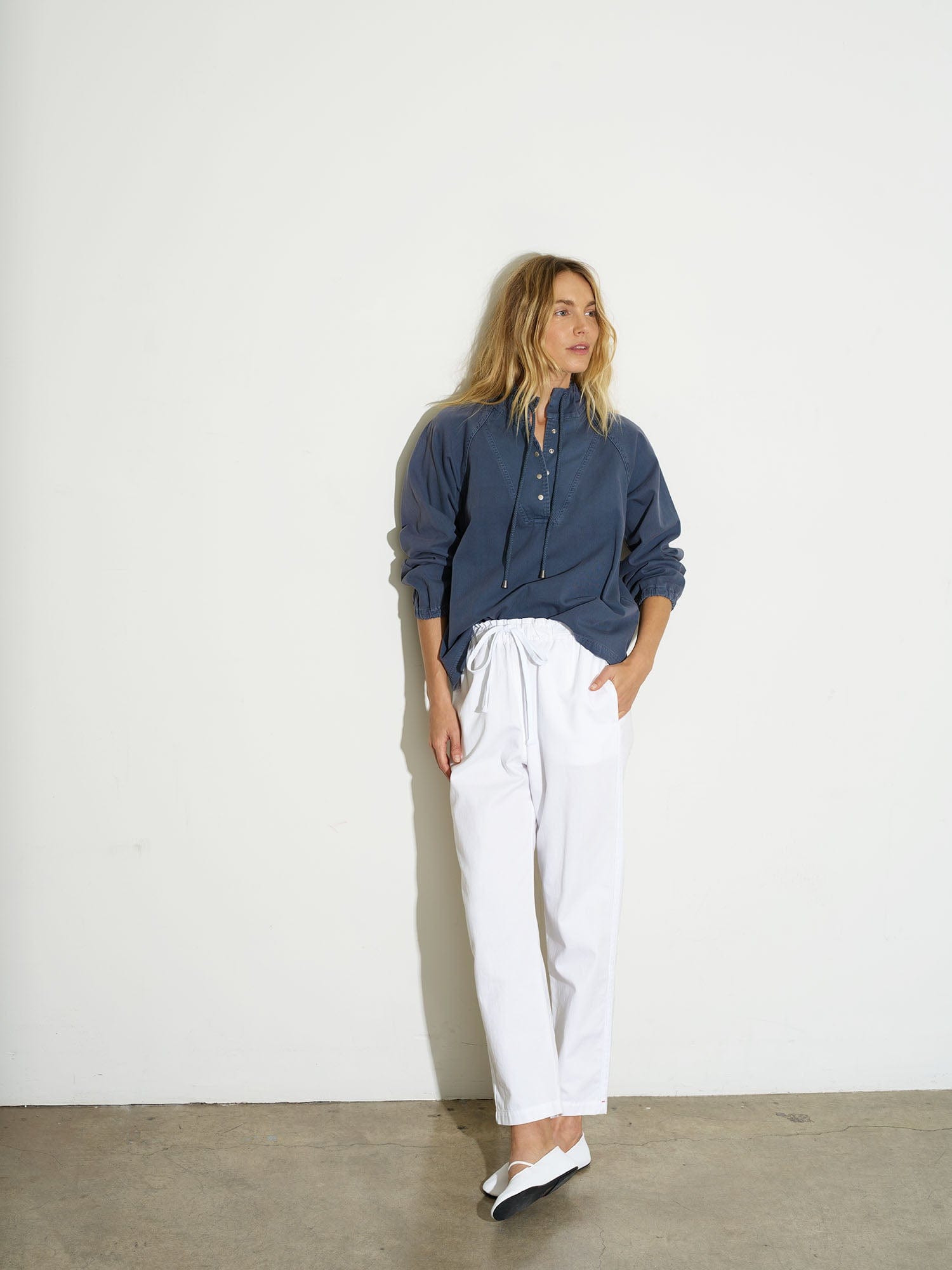 White Rex Twill Pant