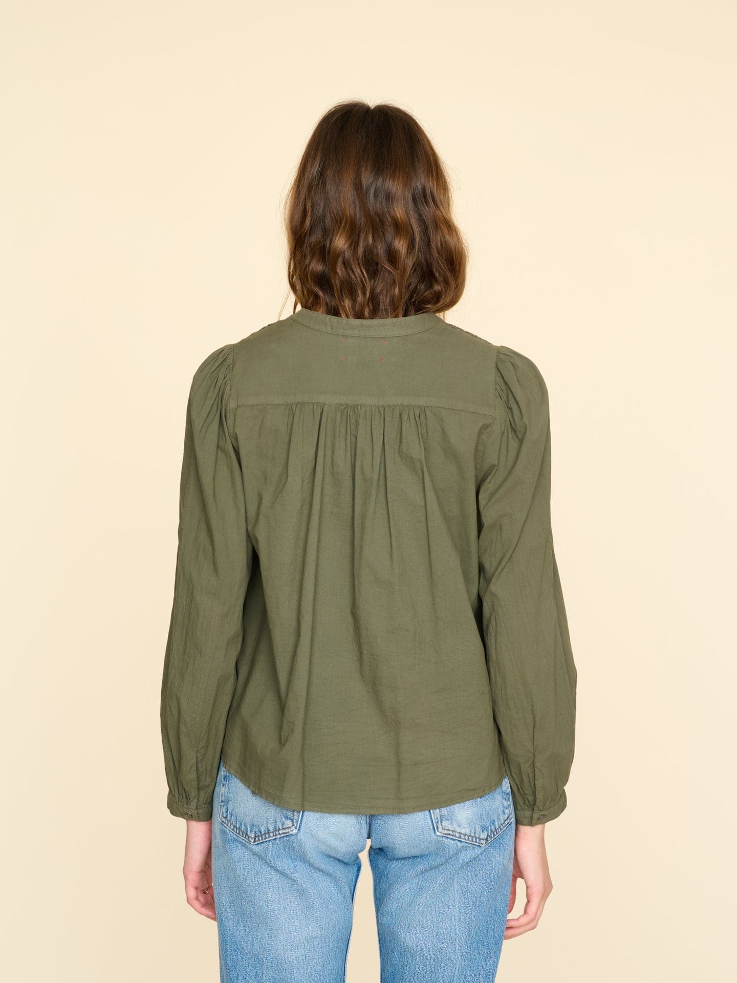 Xirena Shirt Ash Green Trace Shirt