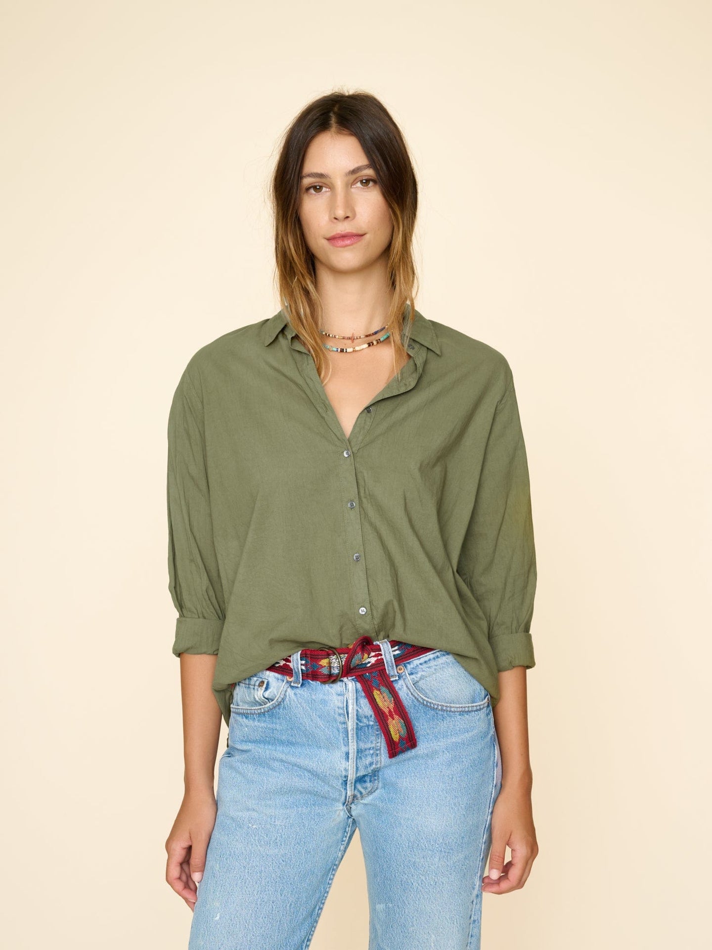 Xirena Shirt Bay Leaf Beau Shirt