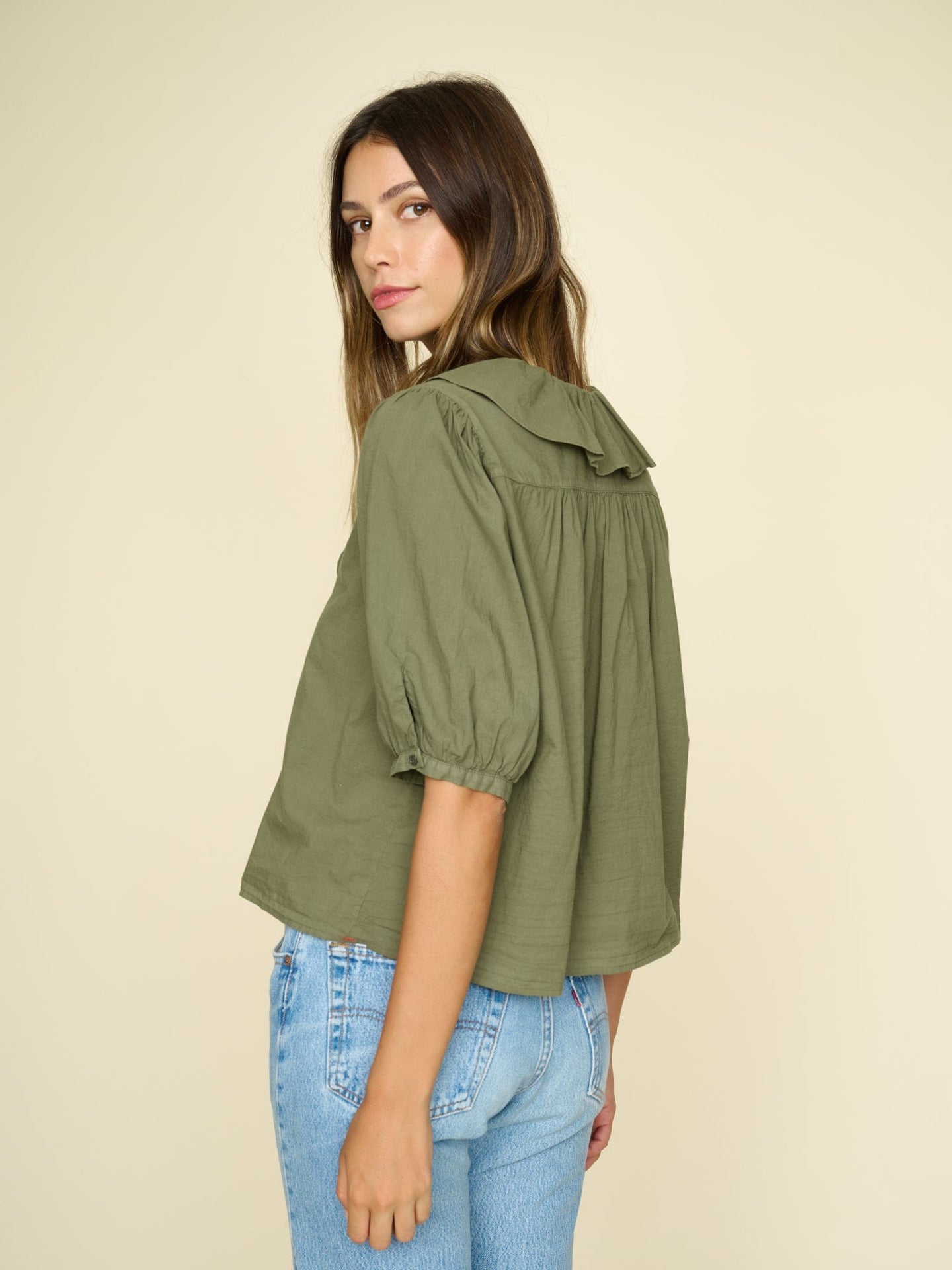 Xirena Shirt Bay Leaf Caspia Shirt