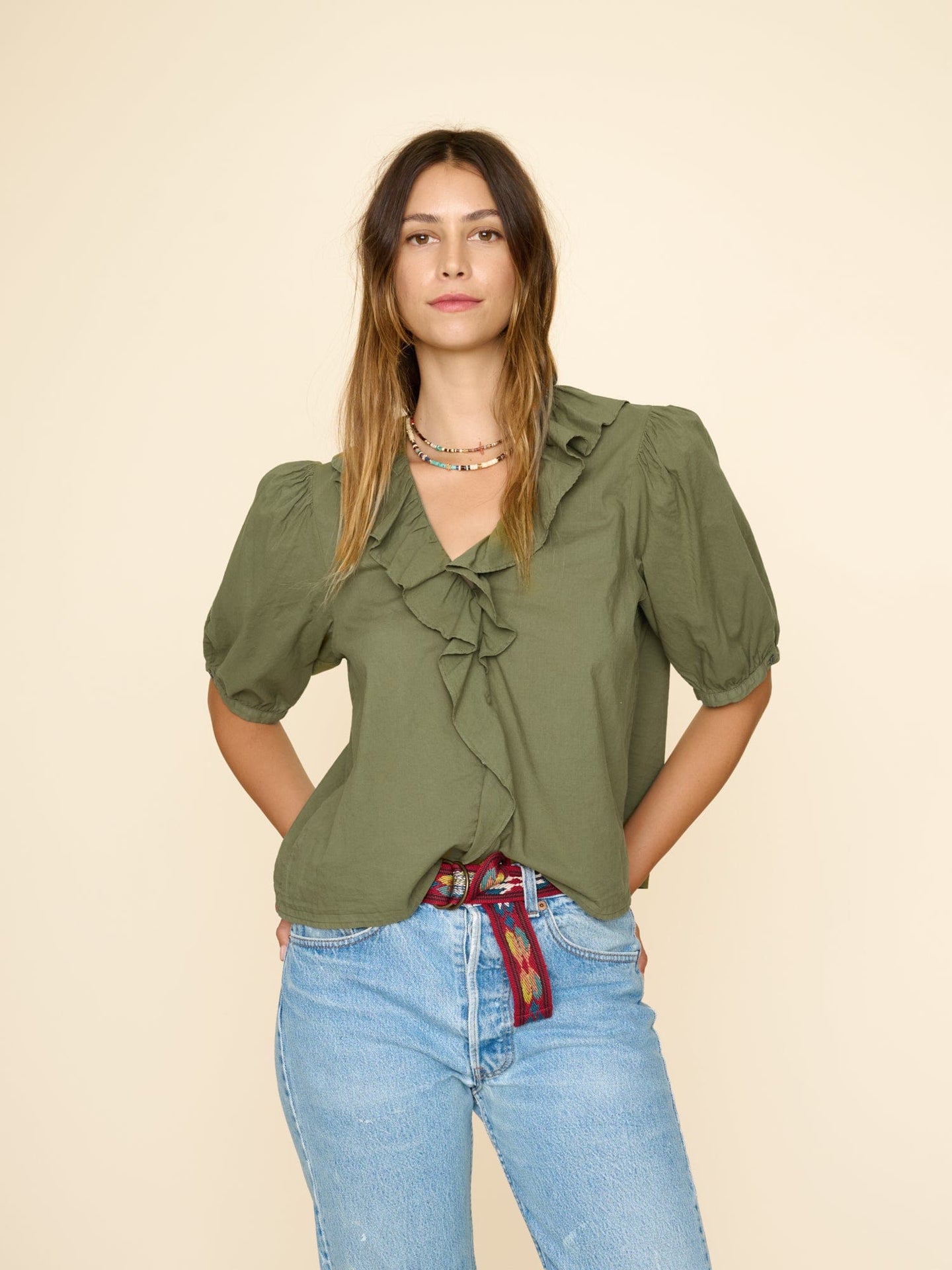 Xirena Shirt Bay Leaf Caspia Shirt