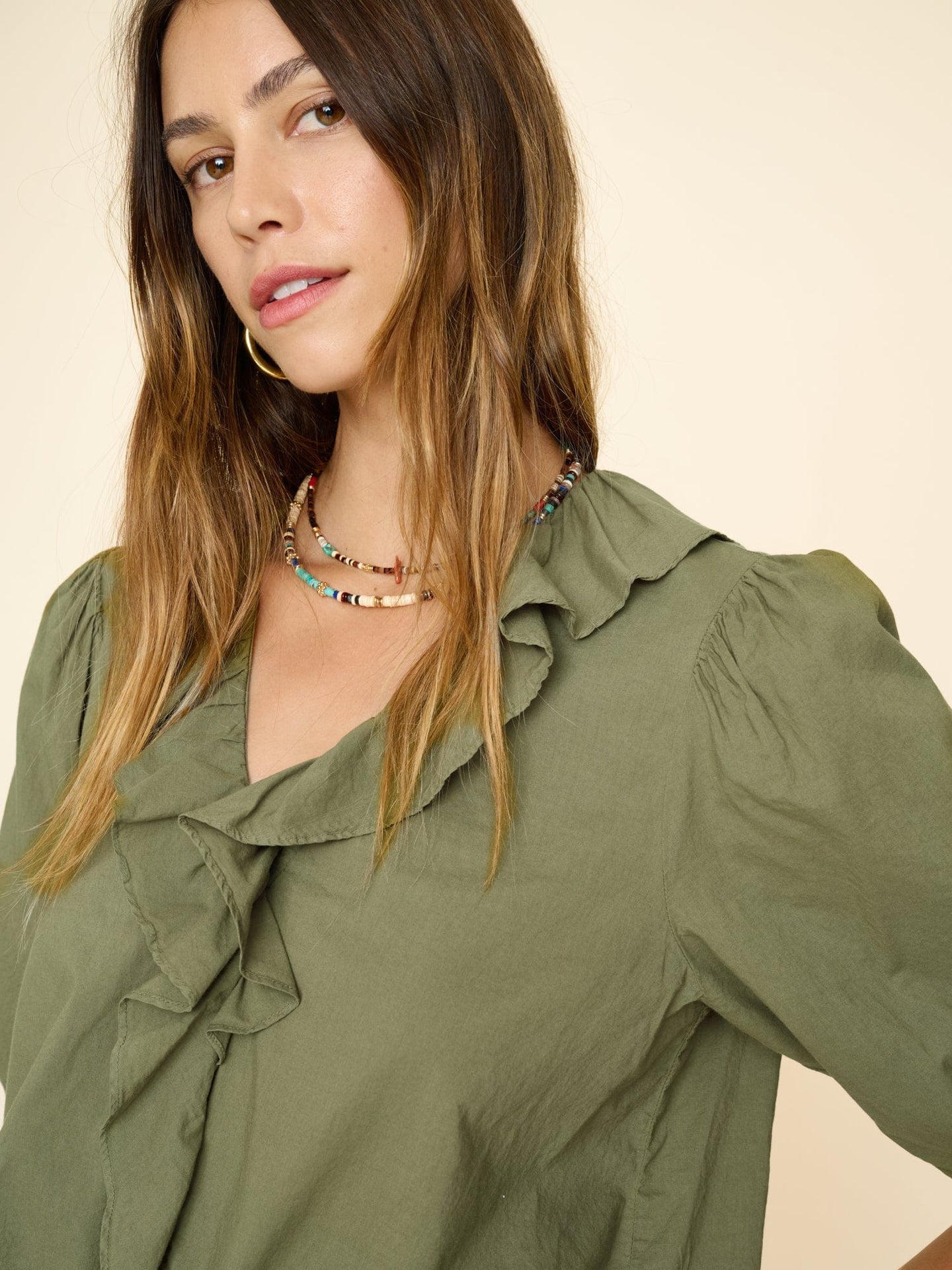 Xirena Shirt Bay Leaf Caspia Shirt