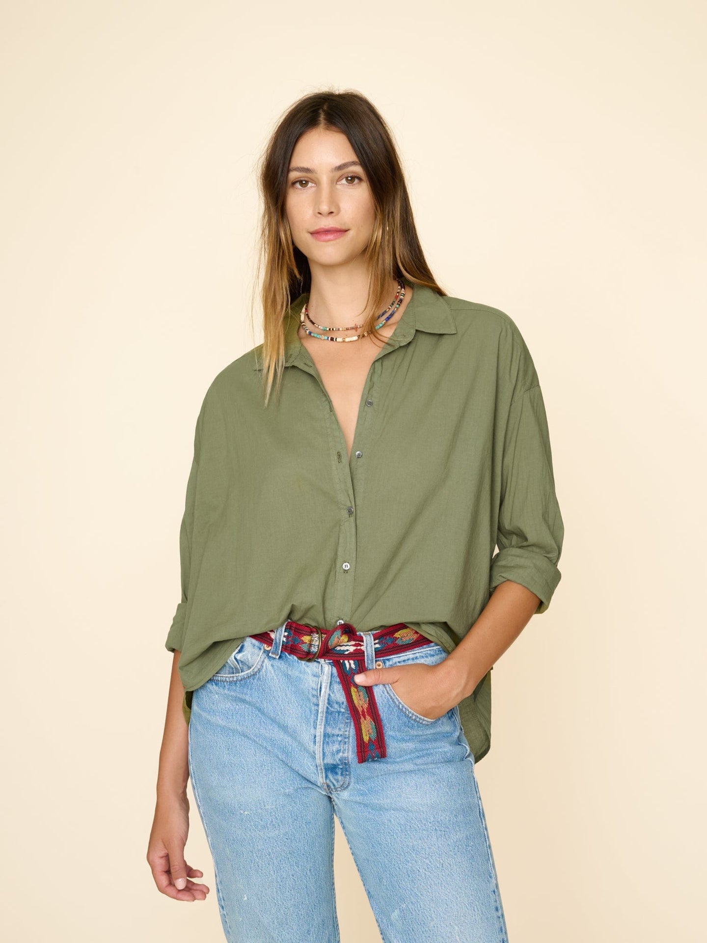 Xirena Shirt Bay Leaf Jace Shirt