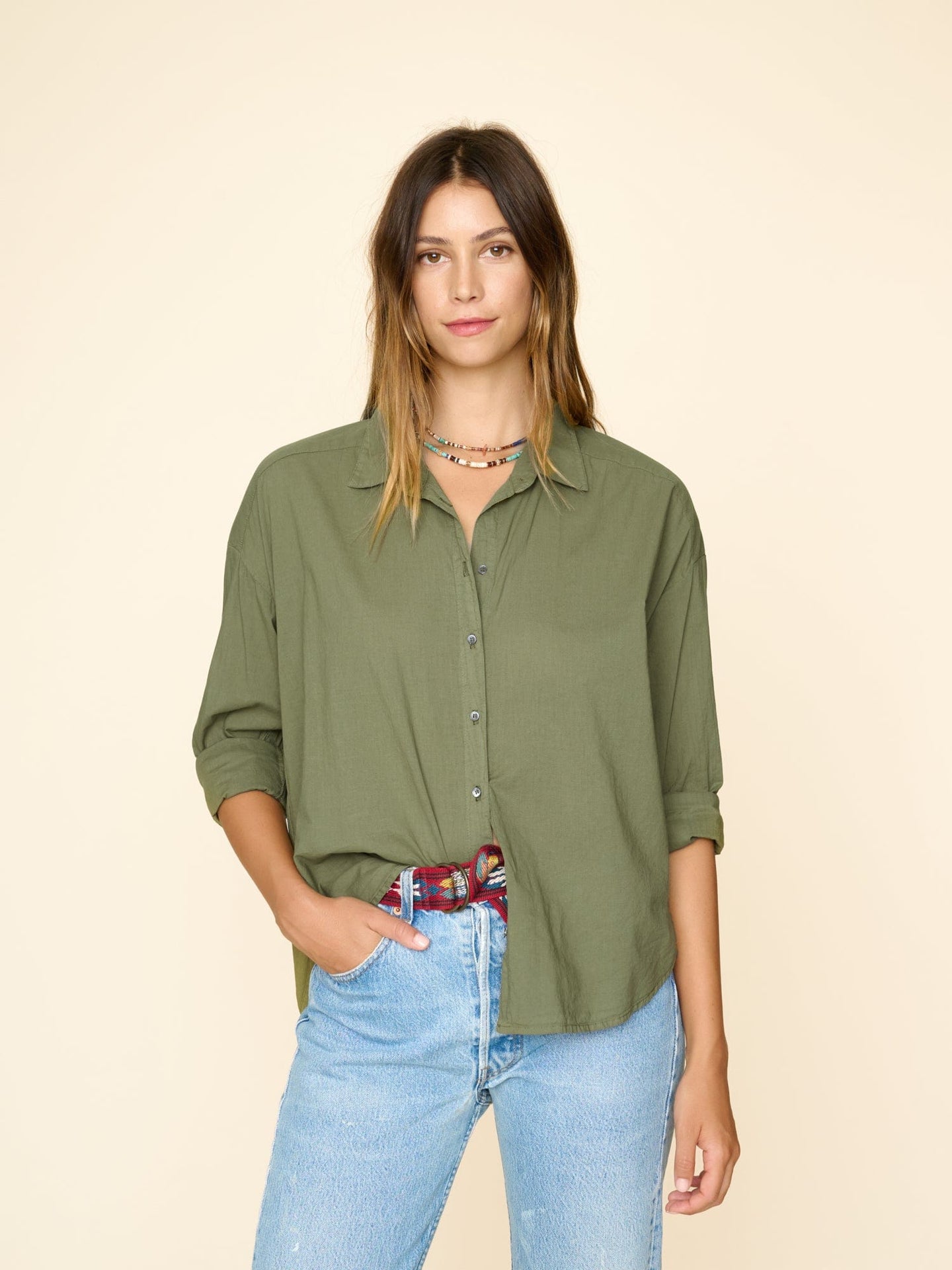 Xirena Shirt Bay Leaf Jace Shirt