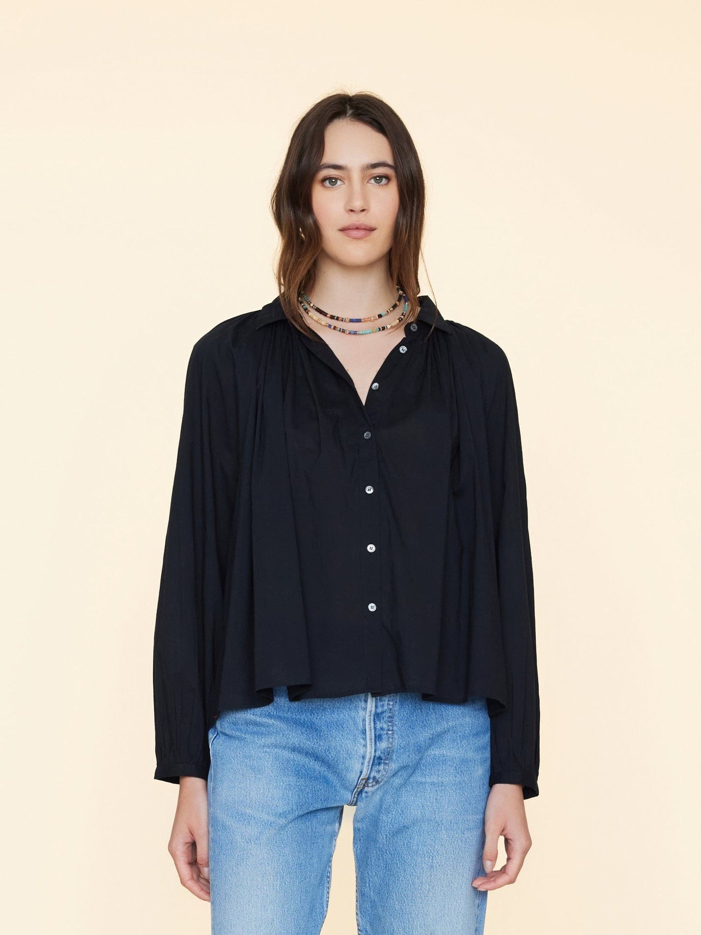Xirena Shirt Black Fabienne Shirt