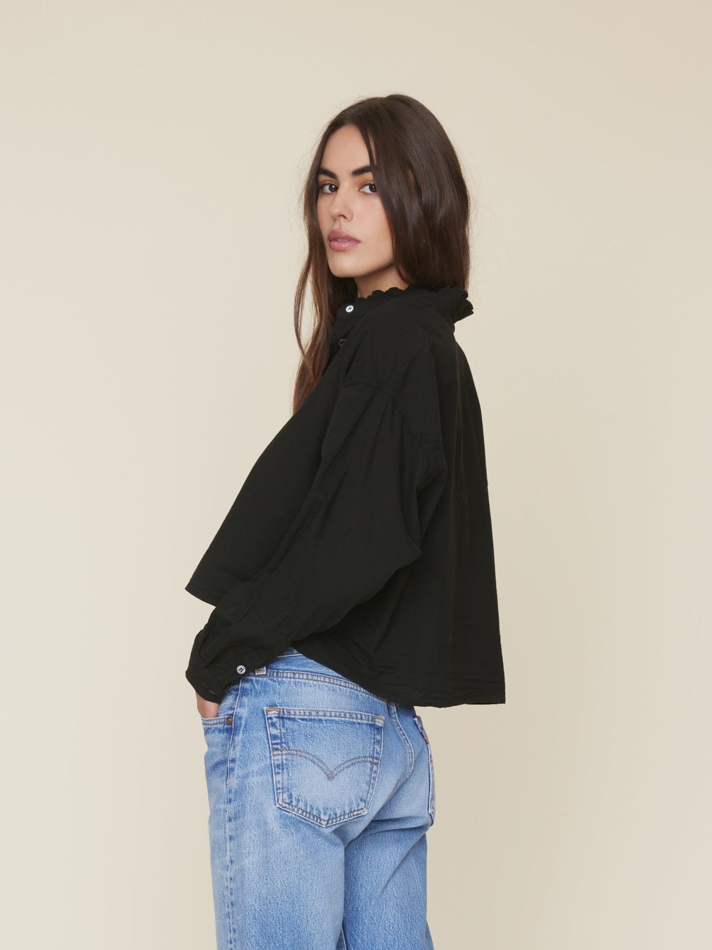 Xirena Shirt Black Hayes Shirt