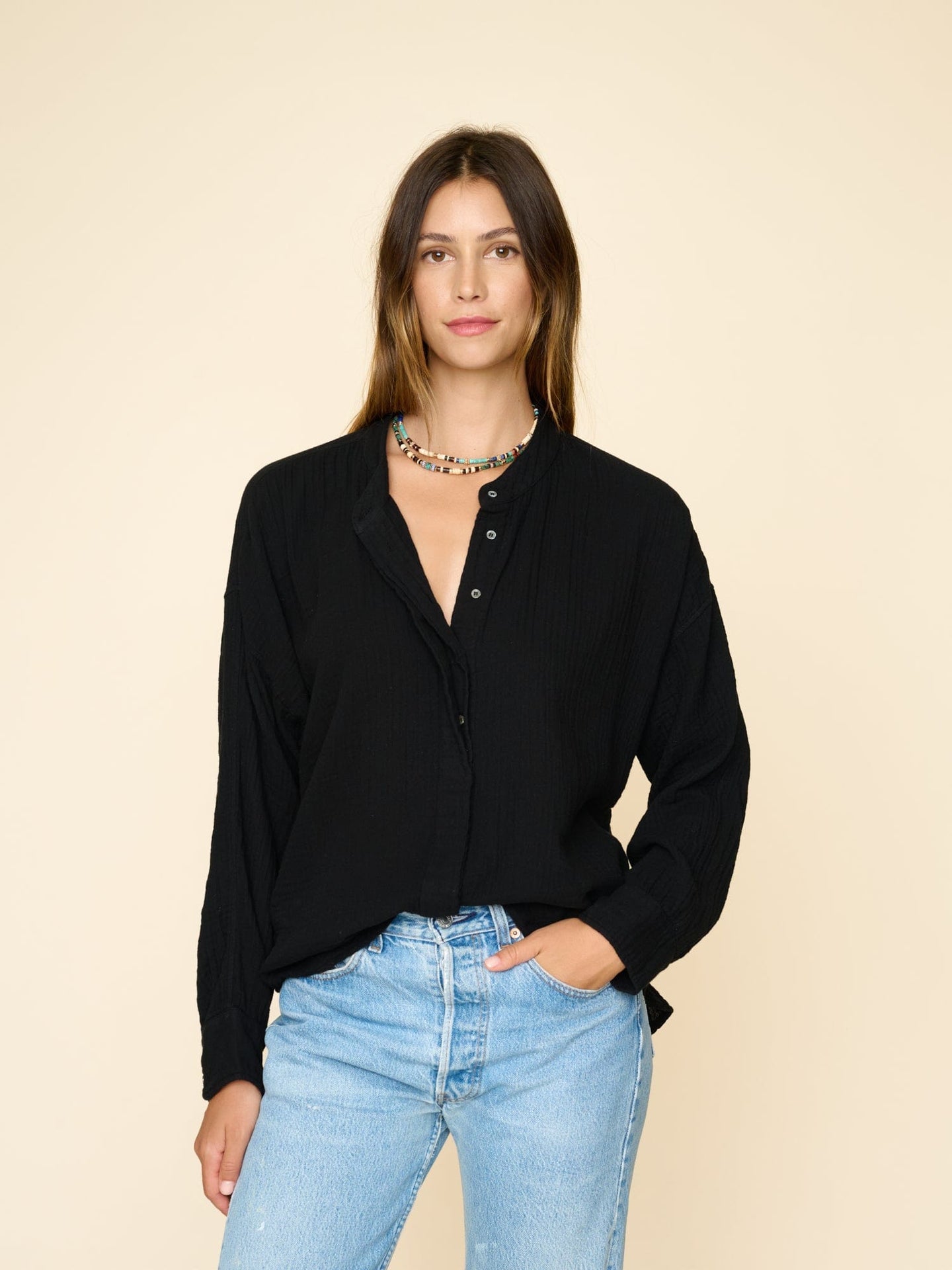Xirena Shirt Black Presley Shirt
