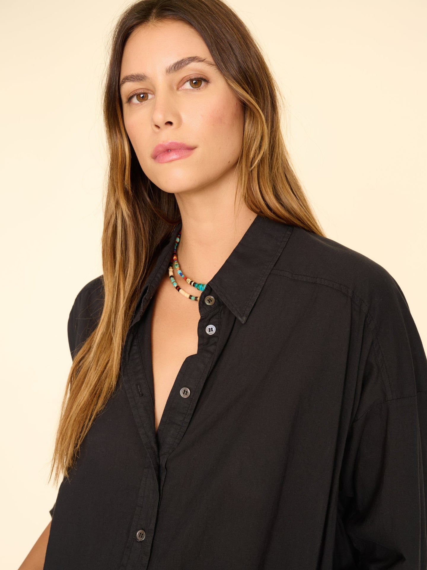 Xirena Shirt Black Riley Shirt
