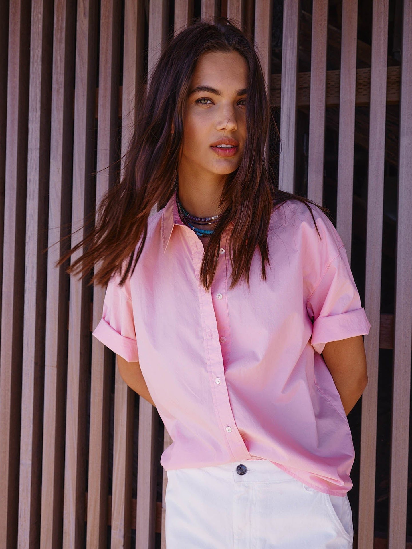 Xirena Shirt Blush Pink Gracie Shirt