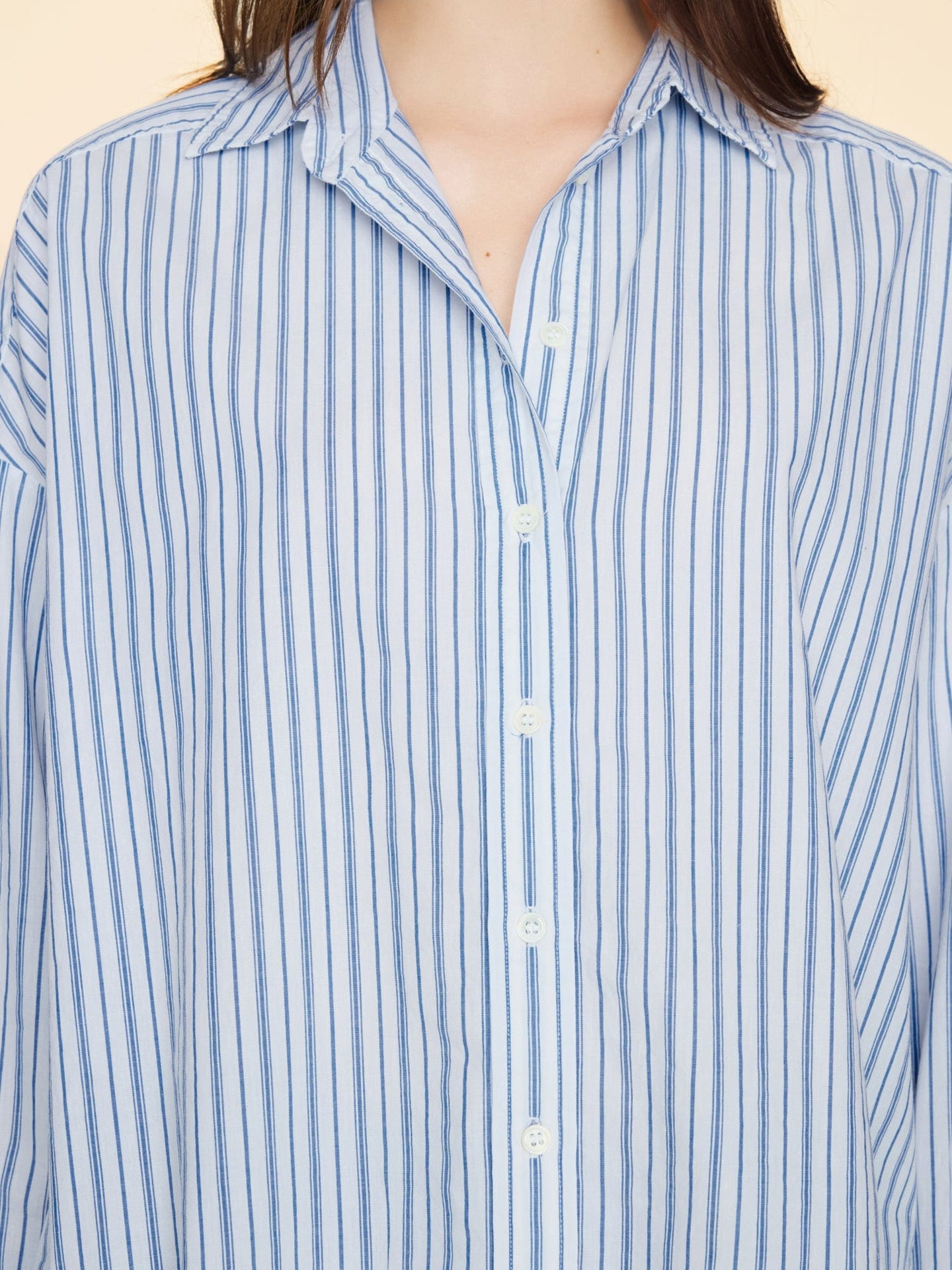 Xirena Shirt Coastal Stripe Riley Shirt