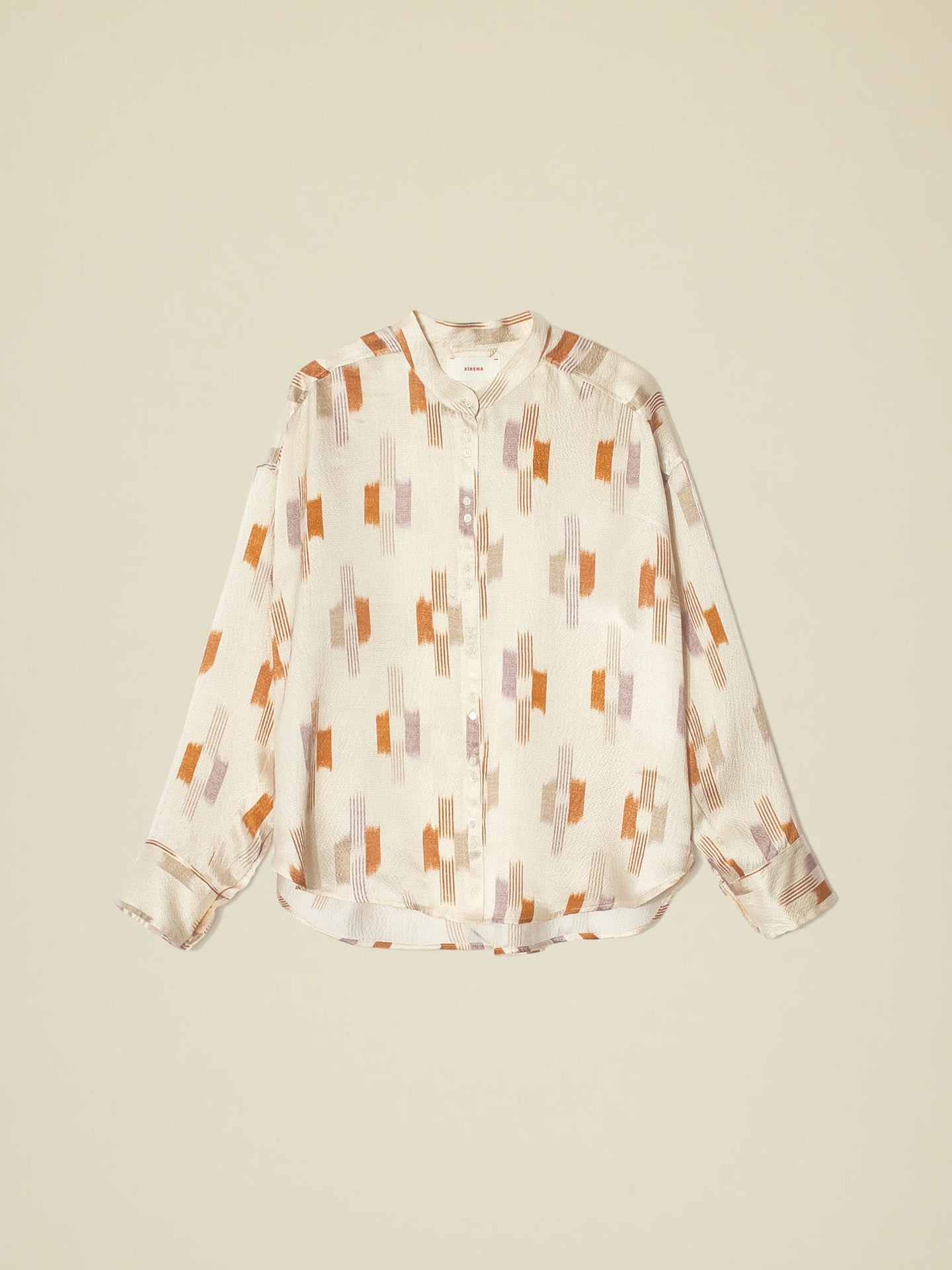 Xirena Shirt Cream Ikat Penrose Shirt