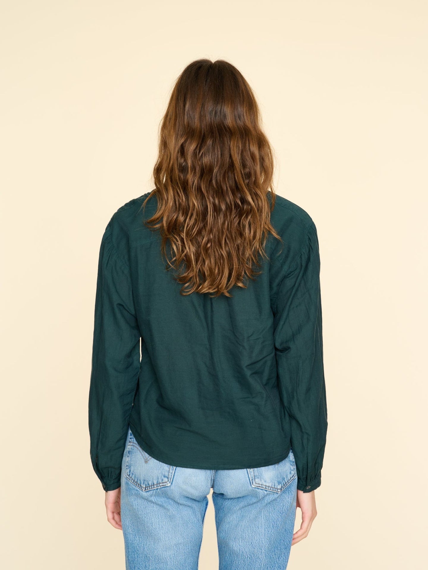 Xirena Shirt Dark Teal Connolly Shirt
