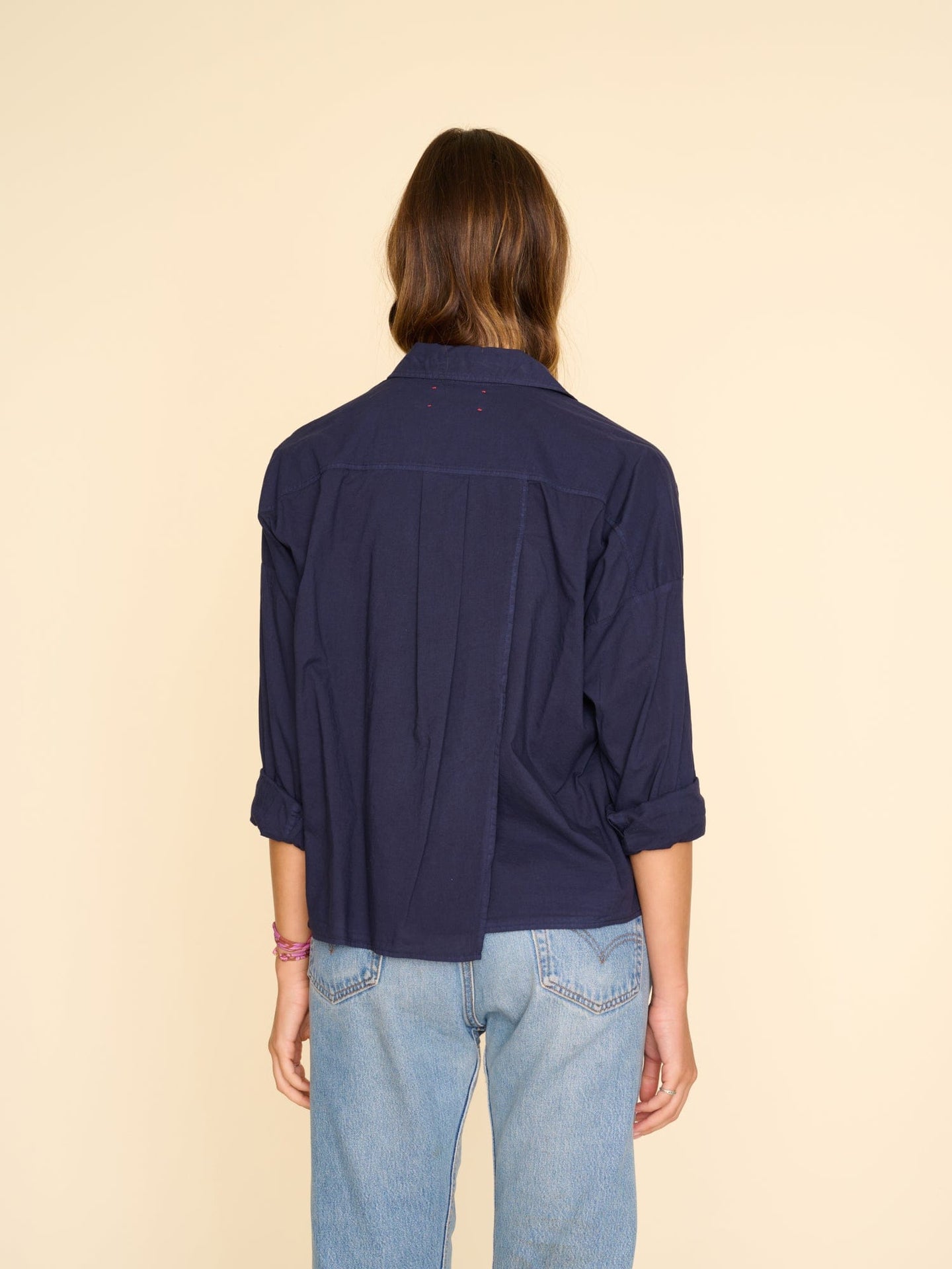 Xirena Shirt Deep Blue Riley Shirt