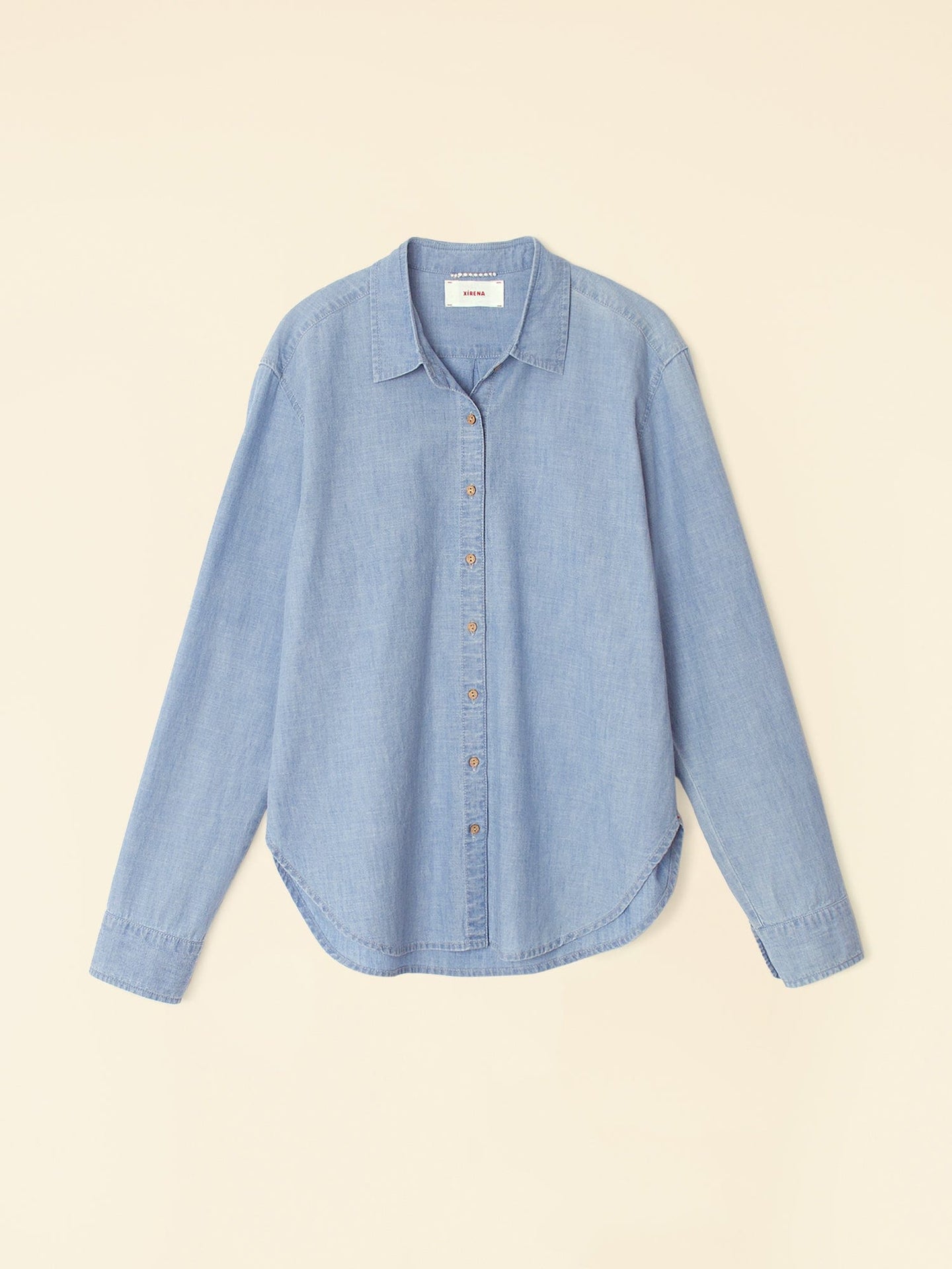 Xirena Shirt Dusty Blue Beau Shirt