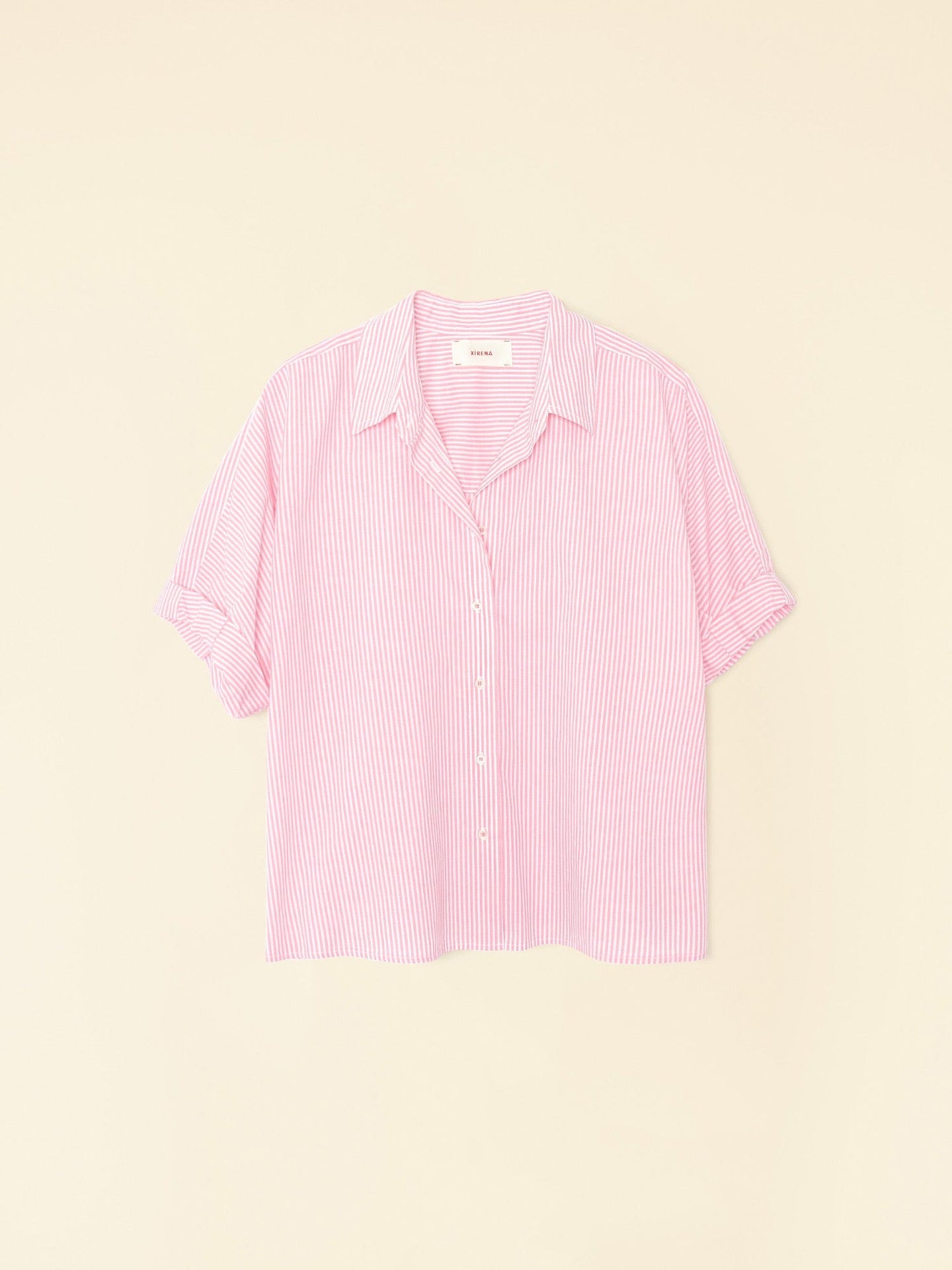 Xirena Shirt Fire Pink Teddy Shirt Fire Pink Teddy Shirt