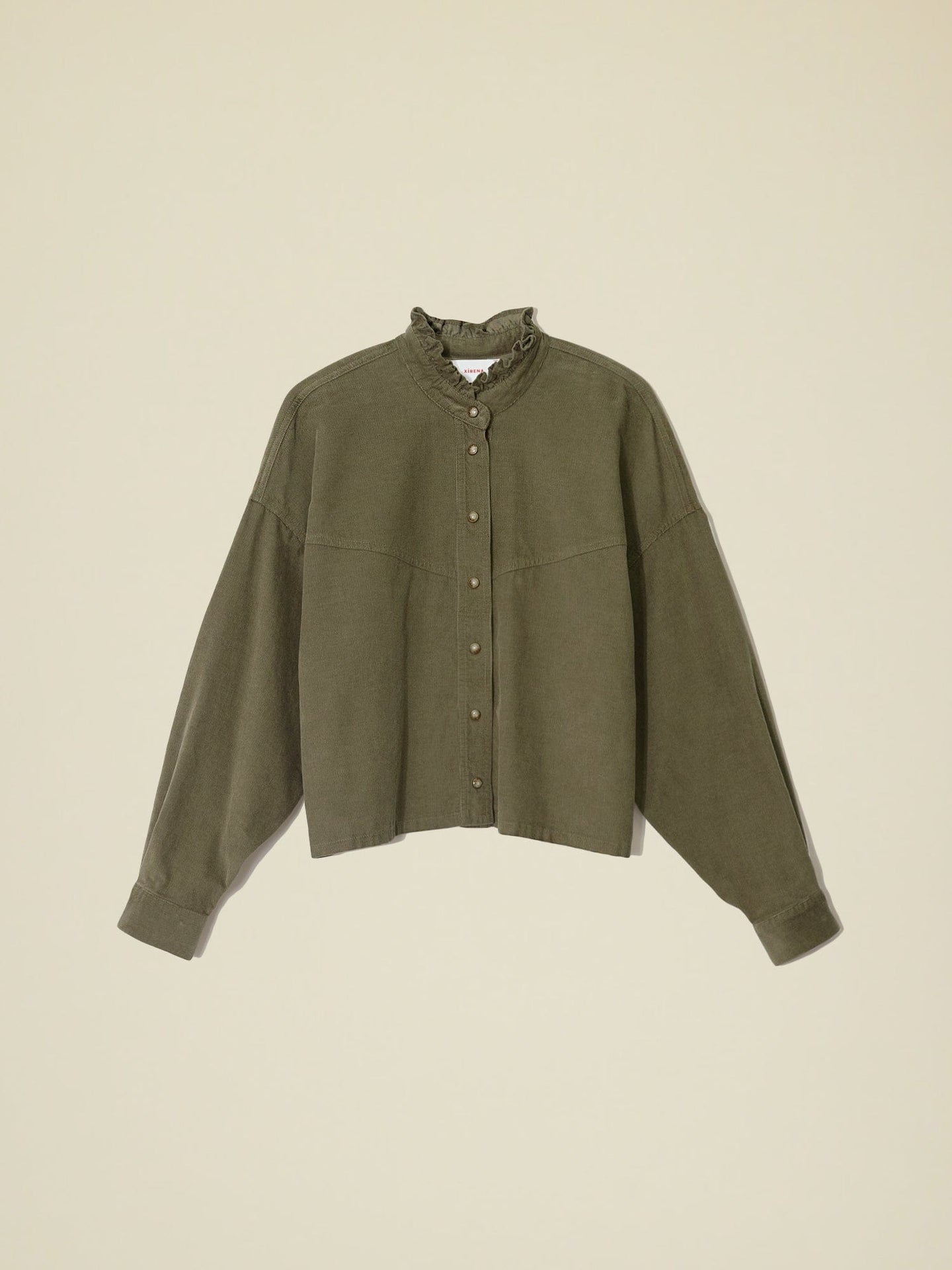 Xirena Shirt Green Olive Hayes Shirt