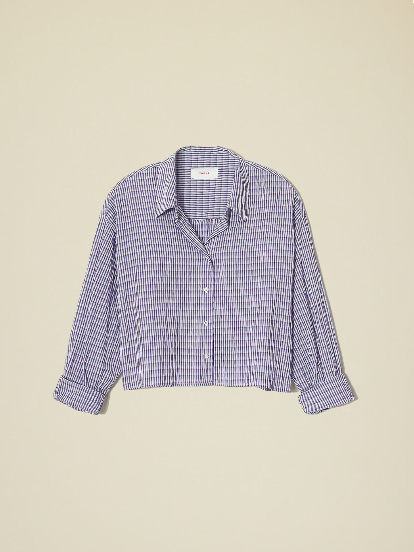 Xirena Shirt Indigo-Go Dawson Shirt