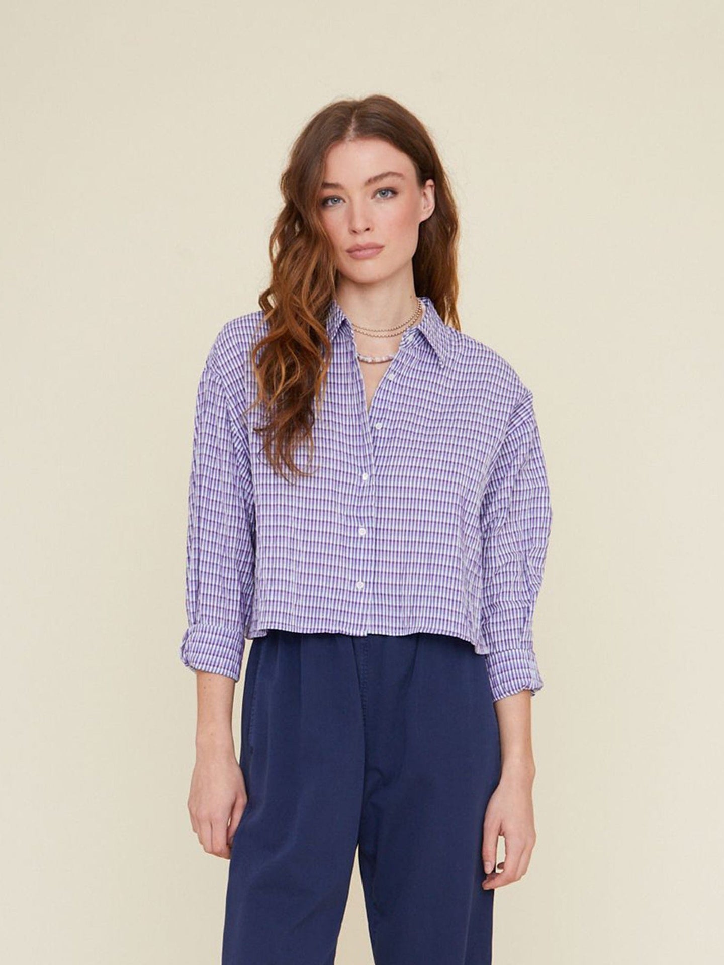 Xirena Shirt Indigo-Go Dawson Shirt