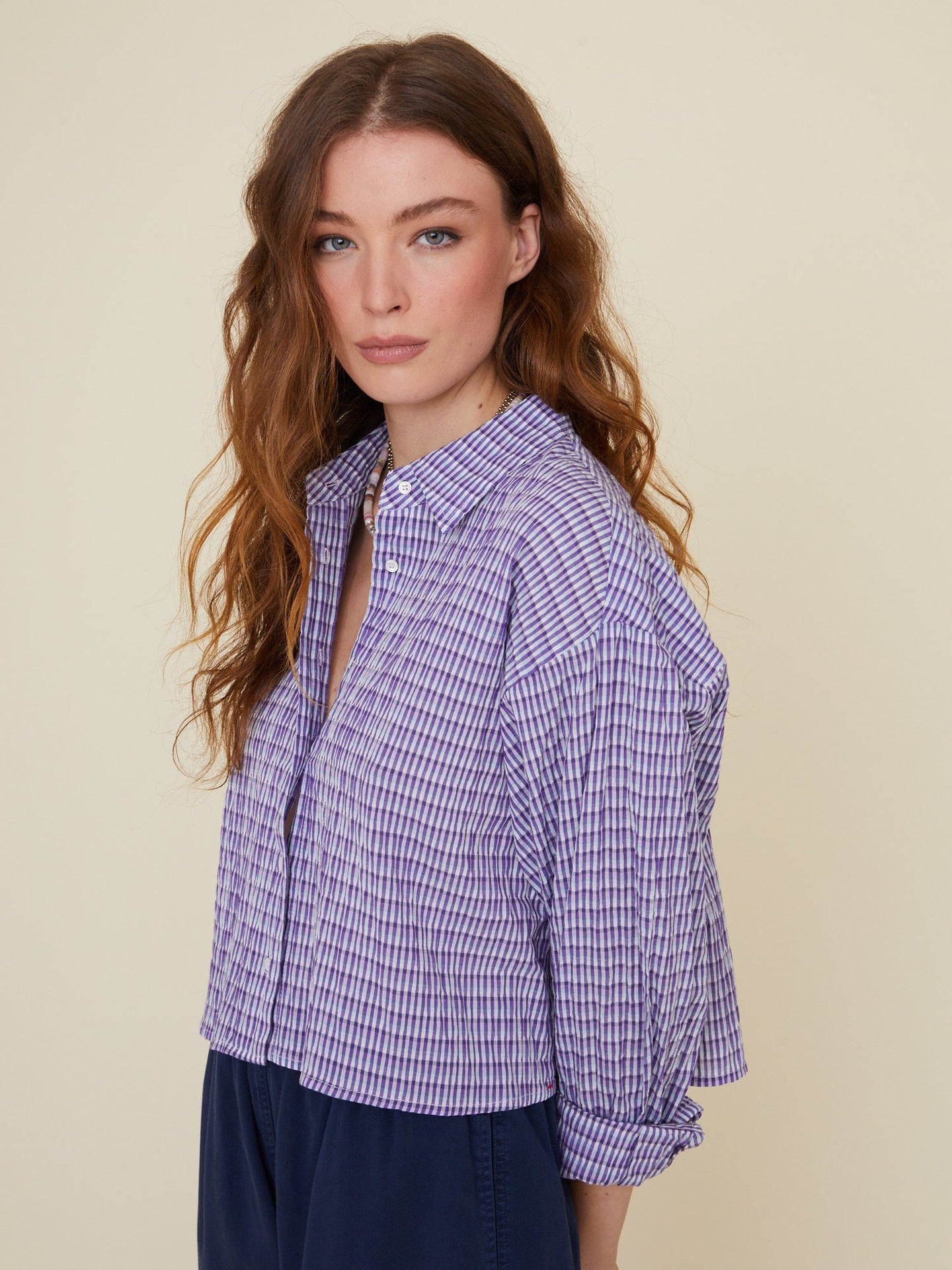 Xirena Shirt Indigo-Go Dawson Shirt