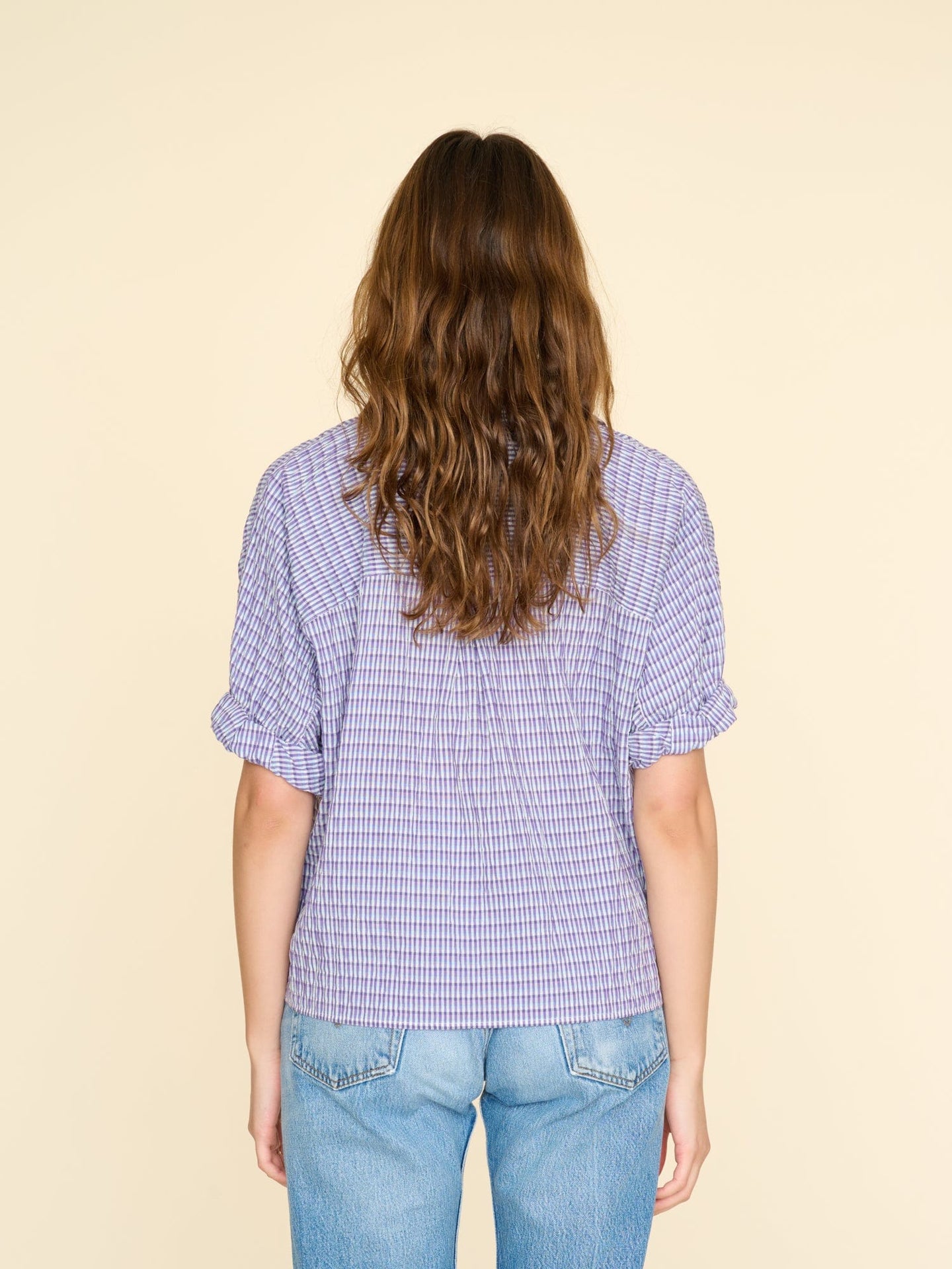 Xirena Shirt Indigo-Go Teddy Shirt