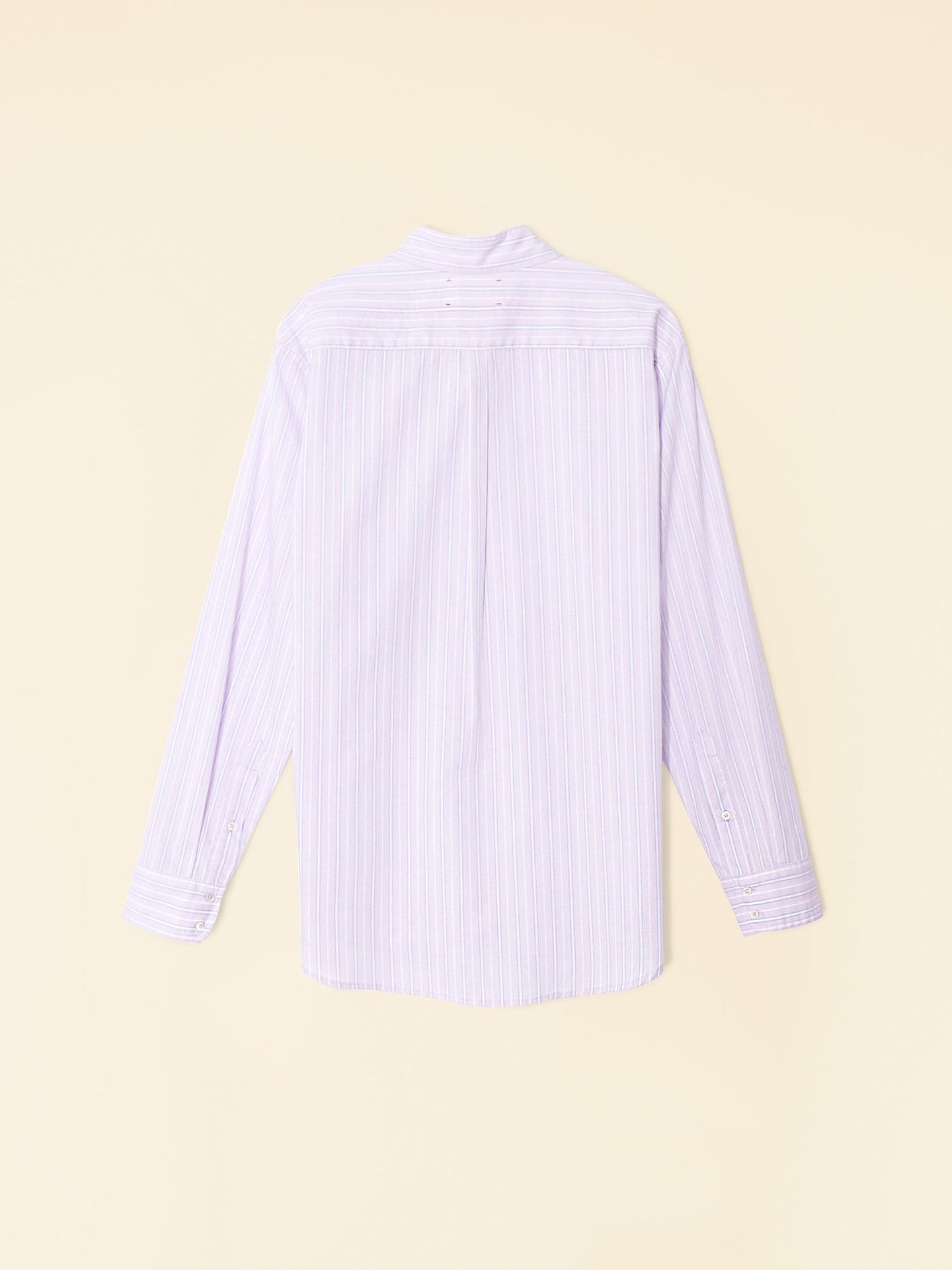 Xirena Shirt Lilac Stripe Beau Shirt