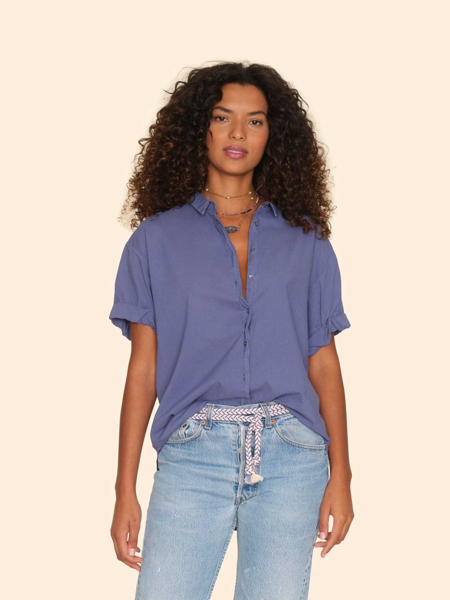 Xirena Shirt Marlin Blue Channing Shirt