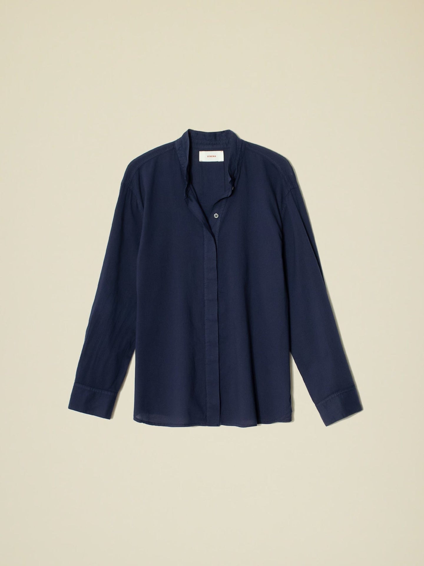 Xirena Shirt Navy Malone Shirt