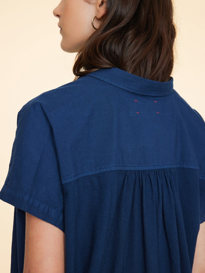 Xirena Shirt Navy Pax Shirt