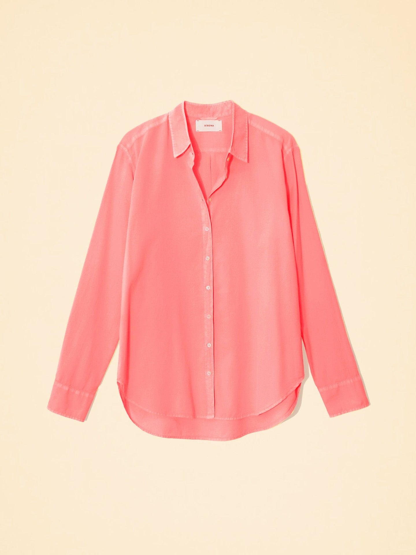 Xirena Shirt Neon Pink Beau Shirt