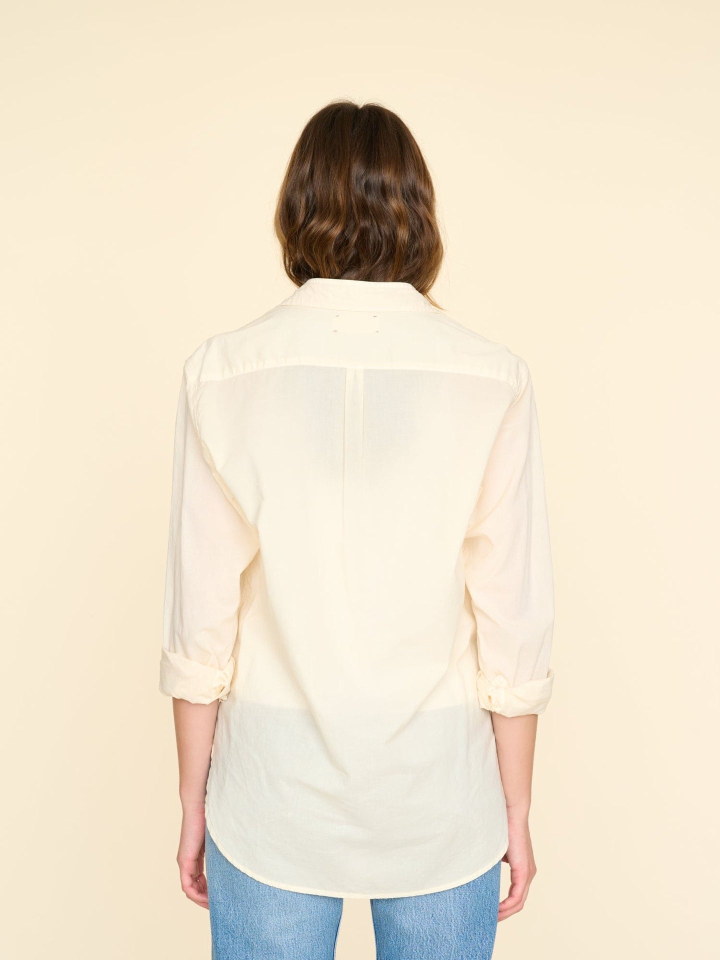 Xirena Shirt Pale Straw Beau Shirt