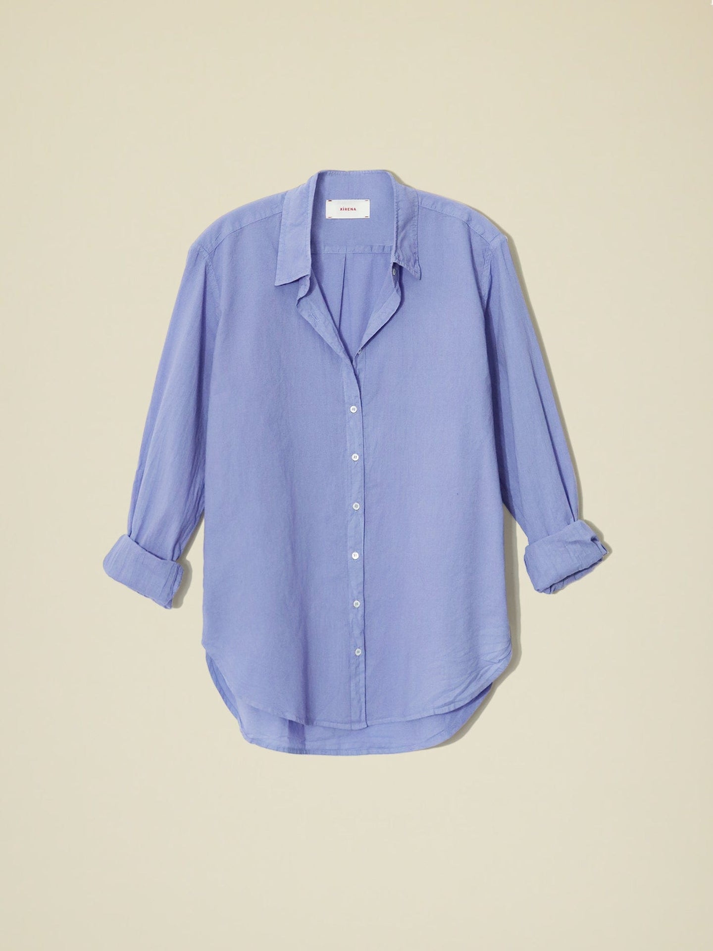 Xirena Shirt Periwinkle Beau Shirt