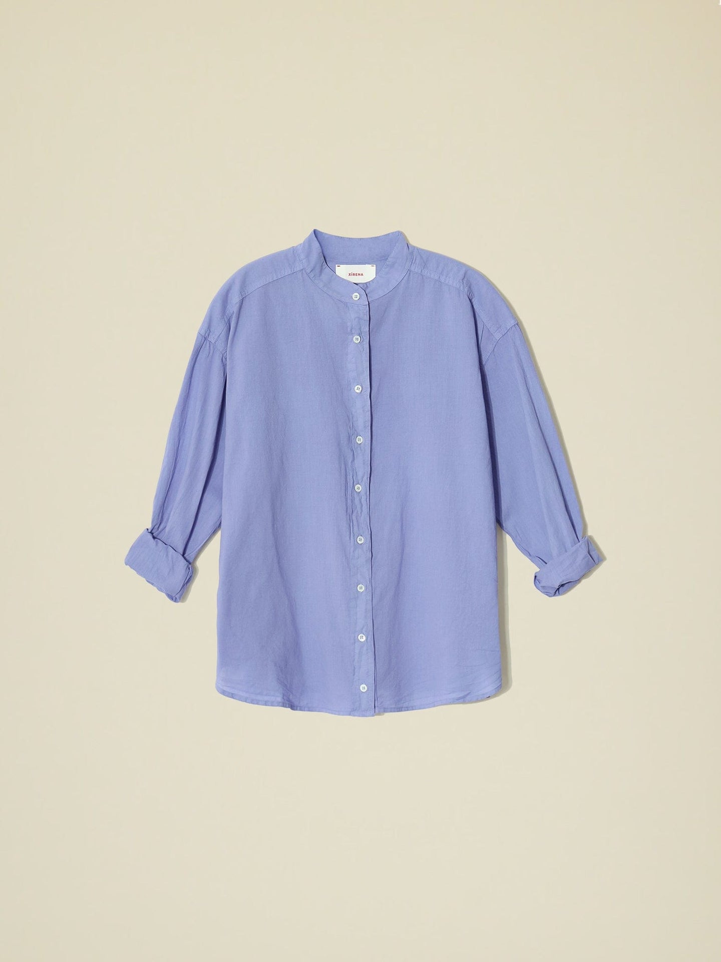 Xirena Shirt Periwinkle Wilder Shirt